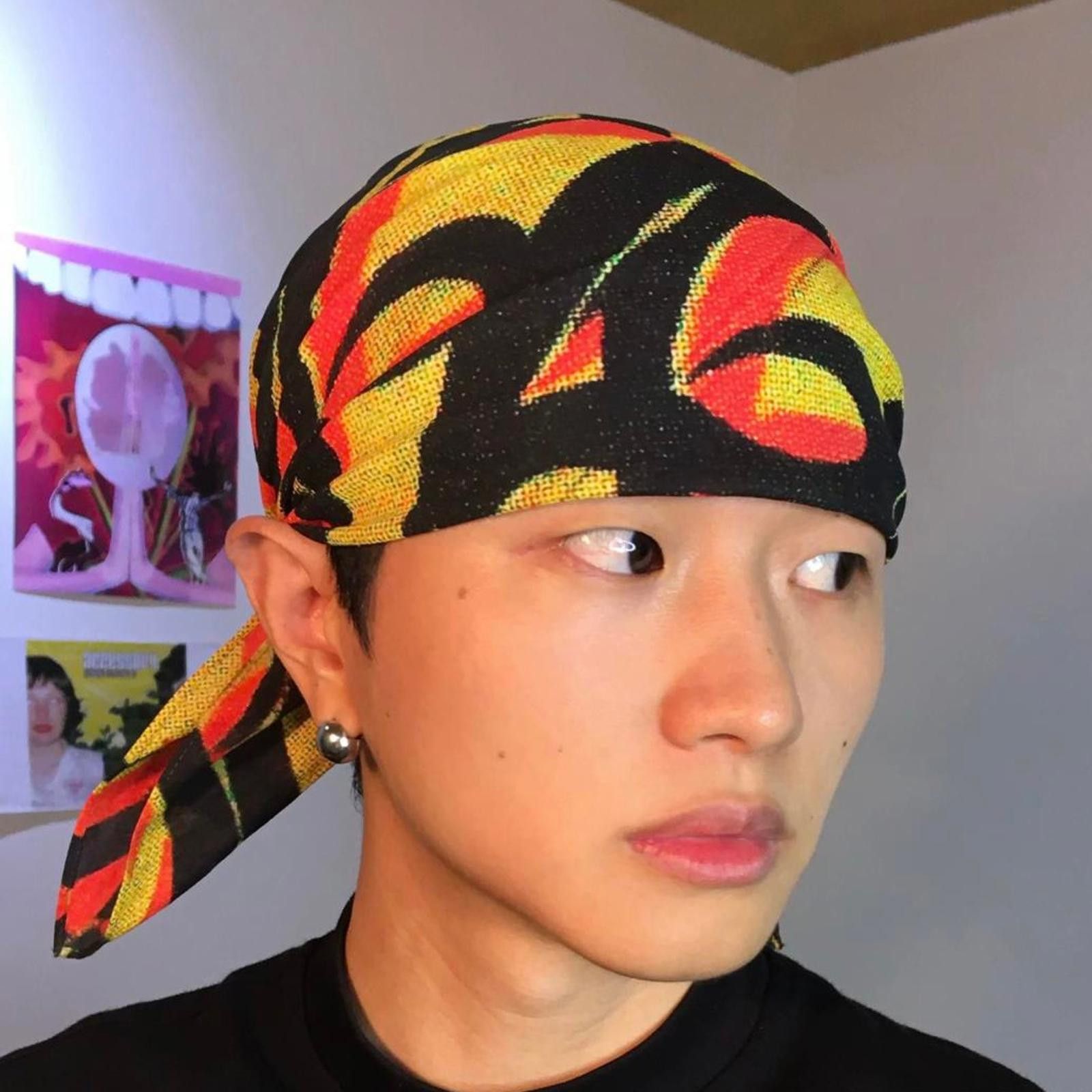Japanese Brand Vintage Style Streetwear Tribal Graphic Bandana Size ONE SIZE - 3 Thumbnail