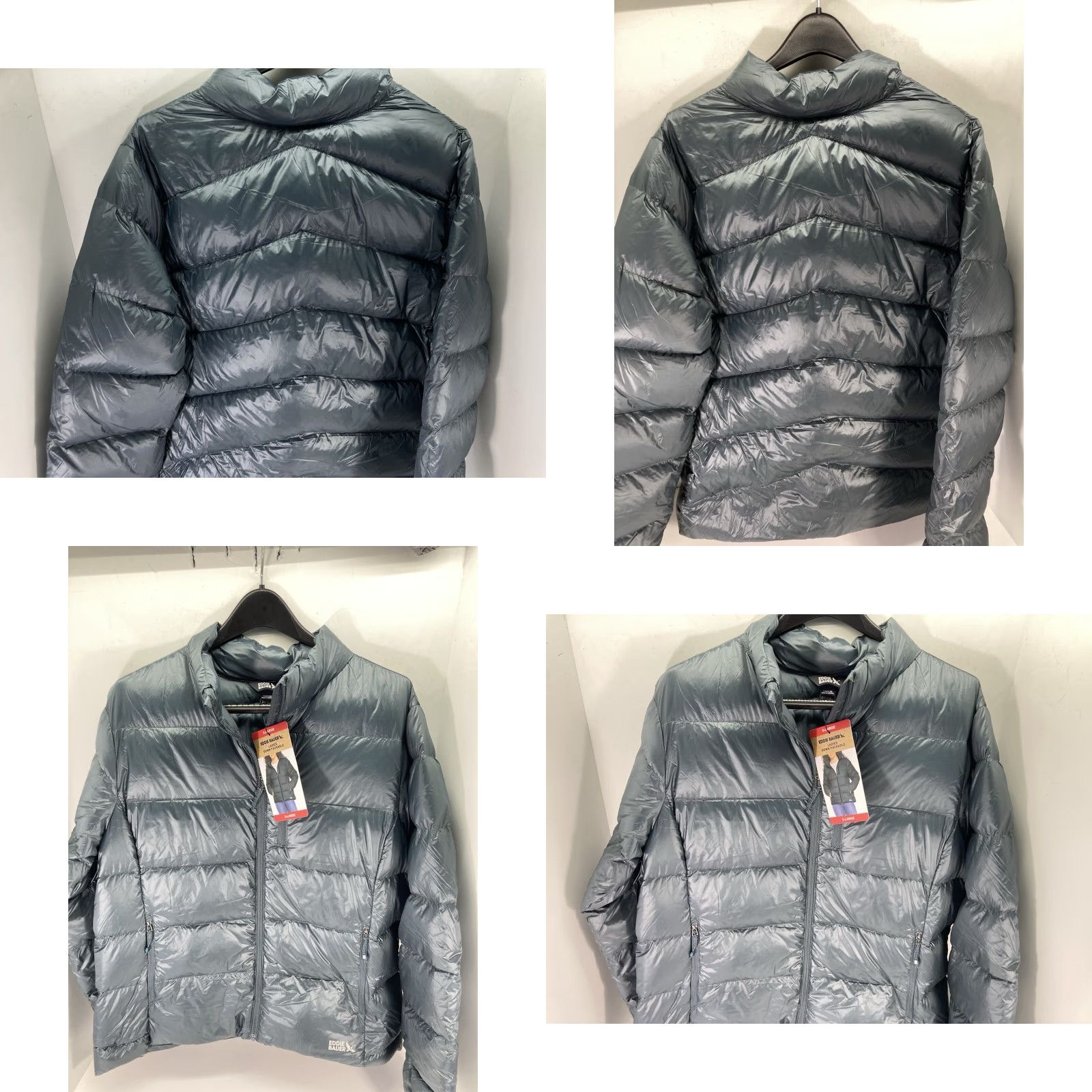 Eddie Bauer Eddie Bauer Down Puffer Jacket Coat Women XL Blue Green Full Zip Packable NWT Size XL / US 12-14 / IT 48-50 - 9 Thumbnail
