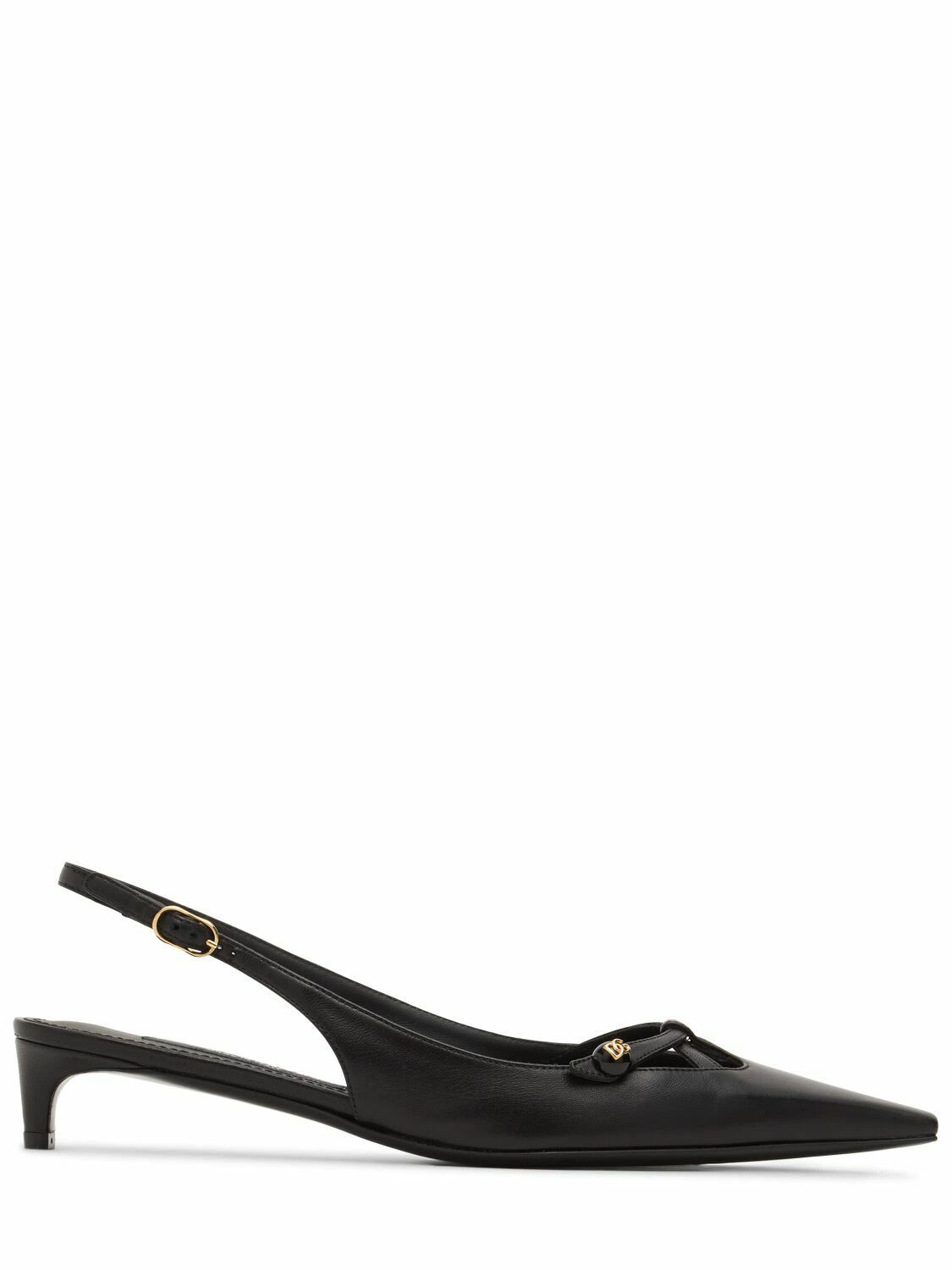 Dolce & Gabbana o1y0925 Slingback Pumps in Black Size US 5.5 / IT 35.5 - 1 Thumbnail