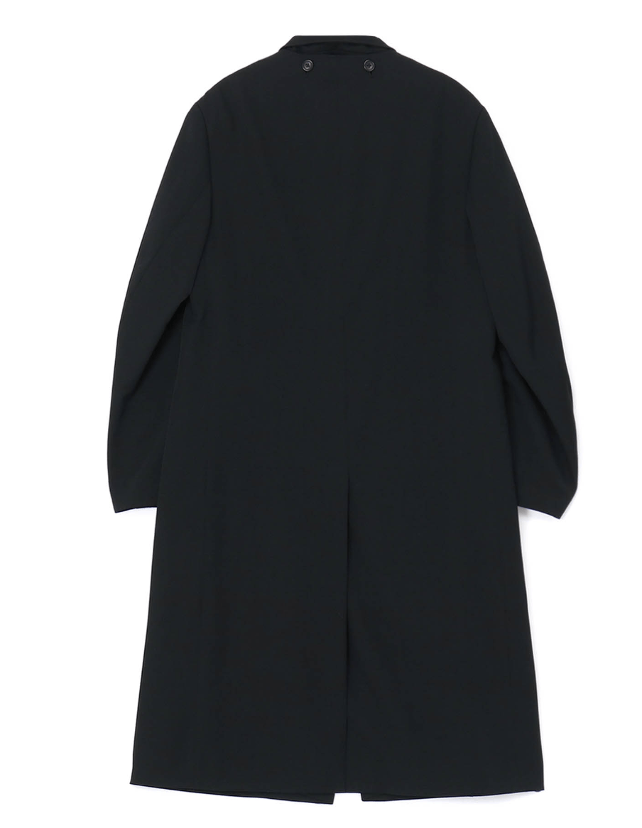 Yohji Yamamoto Yohji Yamamoto Homme Gabardine Left Double Spare Stand Coat Size US S / EU 44-46 / 1 - 9 Thumbnail