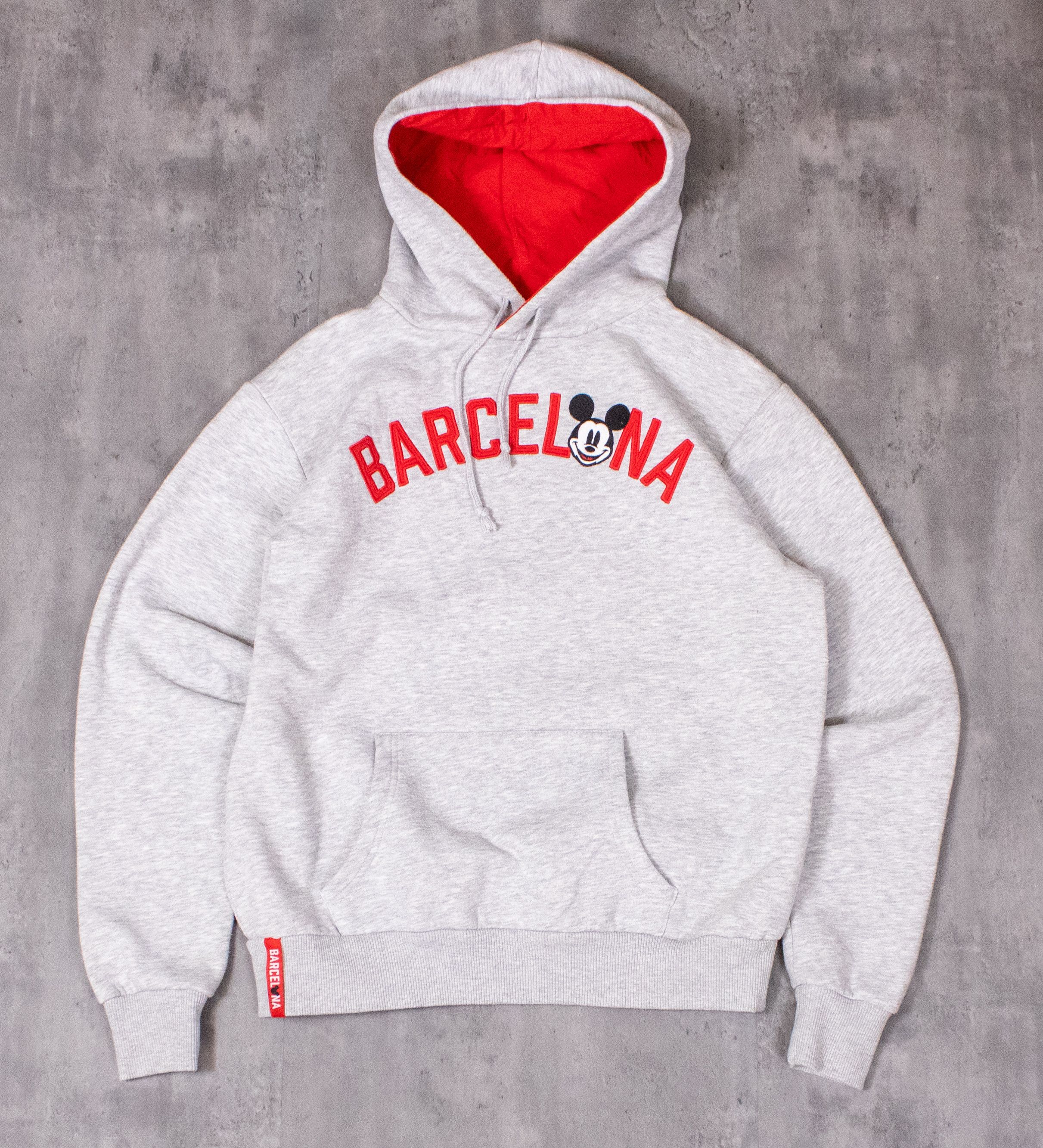 Disney × Mickey Mouse × Vintage Disney Land Barcelona Mickey Mouse Grey Hoodie Sweater Size US M / EU 48-50 / 2 - 3 Thumbnail