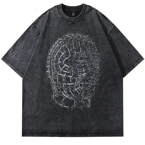 Vintage Vintage Human Head Tshirt Oversized Size US M / EU 48-50 / 2 - 1 Thumbnail