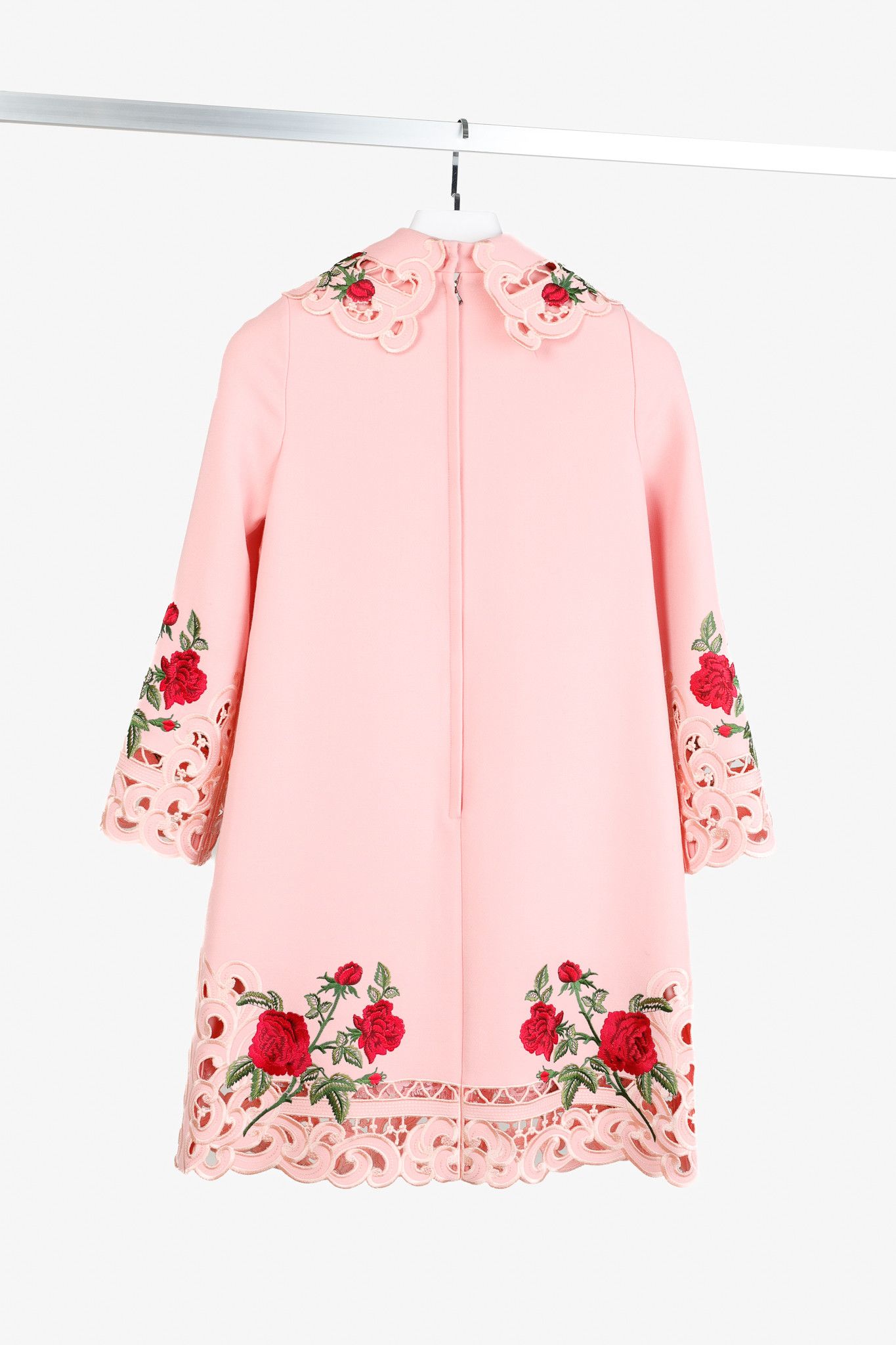 Dolce & Gabbana Dolce & Gabbana AW/15 Runway Wool Floral-Embroidered Dress Size XS / US 0-2 / IT 36-38 - 2 Thumbnail