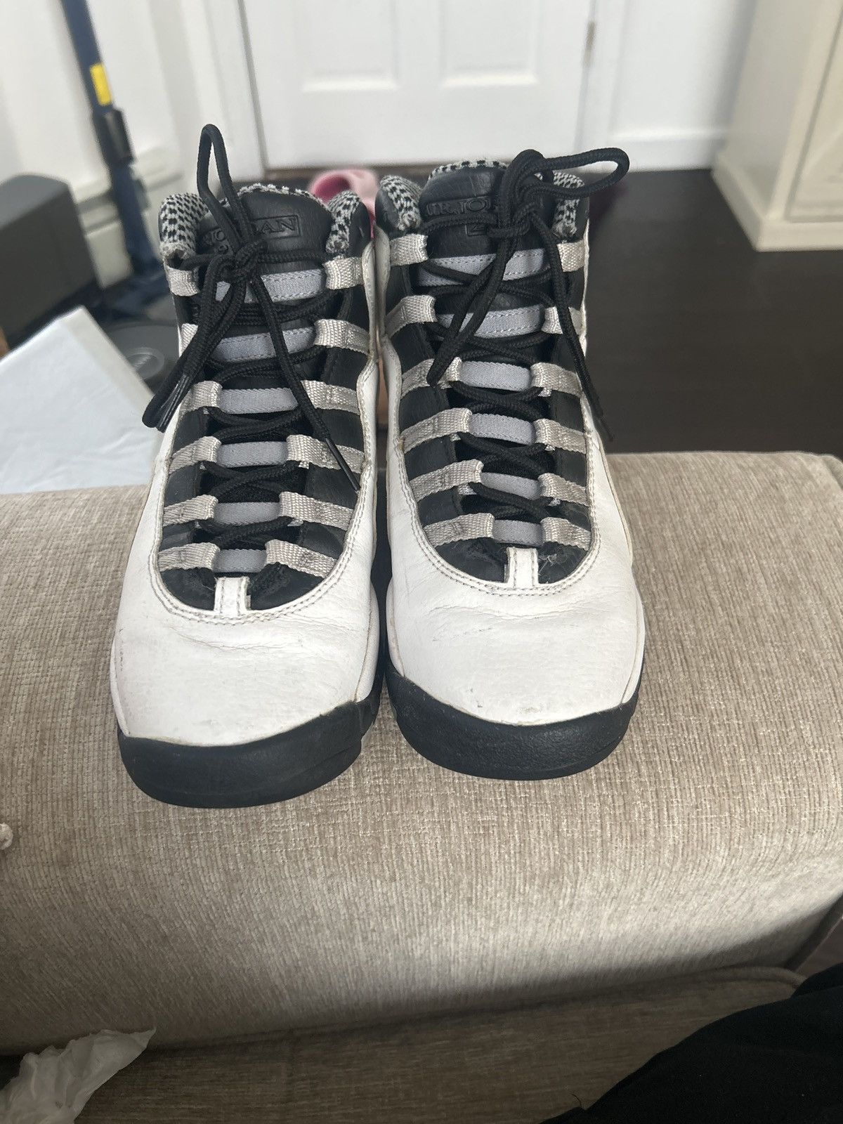 Jordan Brand Jordan 10s steel size 5.5y 2013 Size US 5.5 / EU 38 - 4 Thumbnail