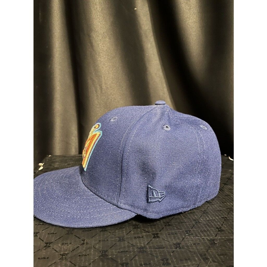 Hat Club × New Era 7 1/4 Los Angeles Angels Fitted Hat Interstellar Jelly Blue Size ONE SIZE - 5 Thumbnail