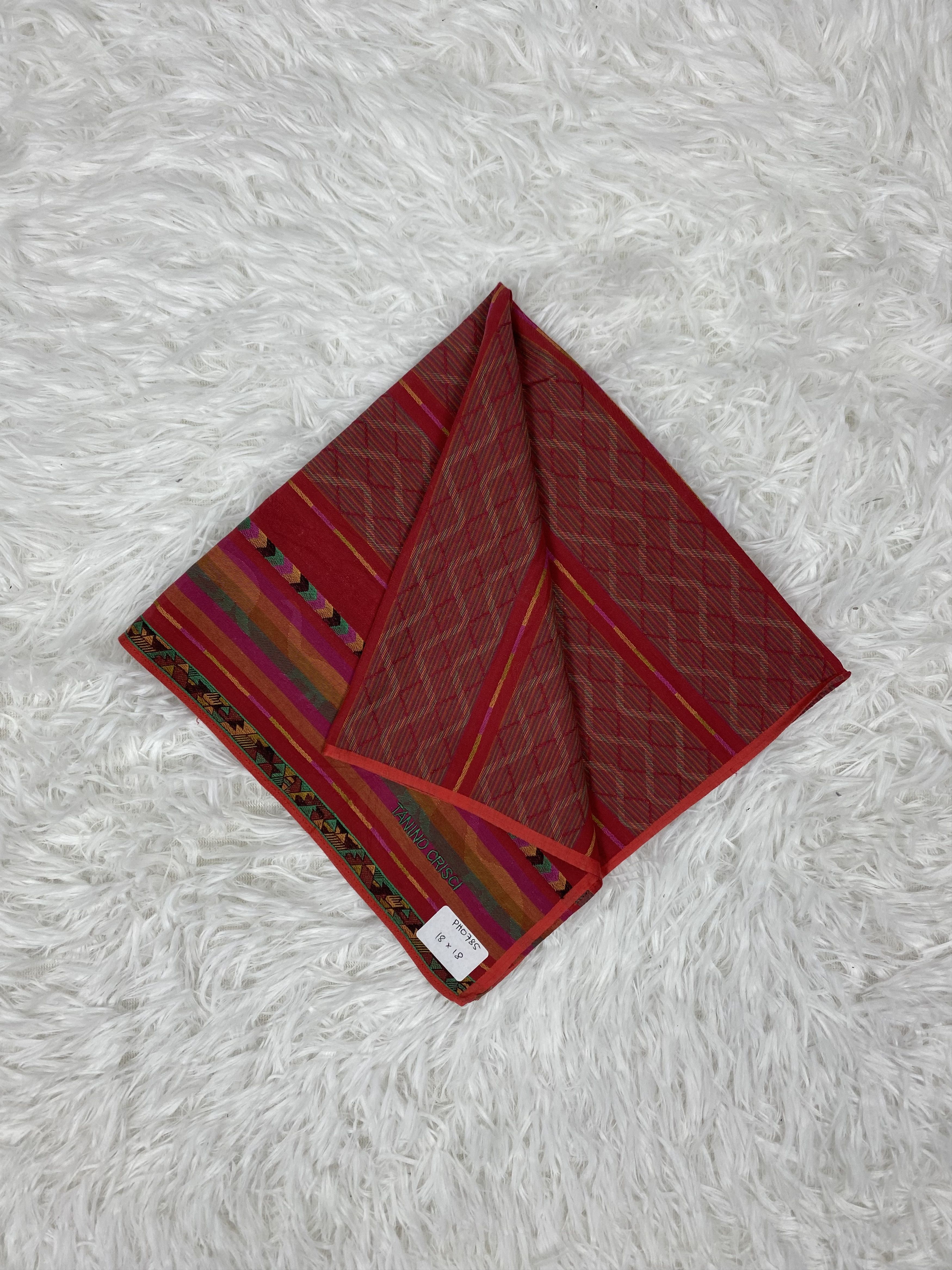 Tanino Crisci × Vintage Vintage Tanino Crisci Handkerchief Neckerchief PH0785 Size ONE SIZE - 1 Thumbnail