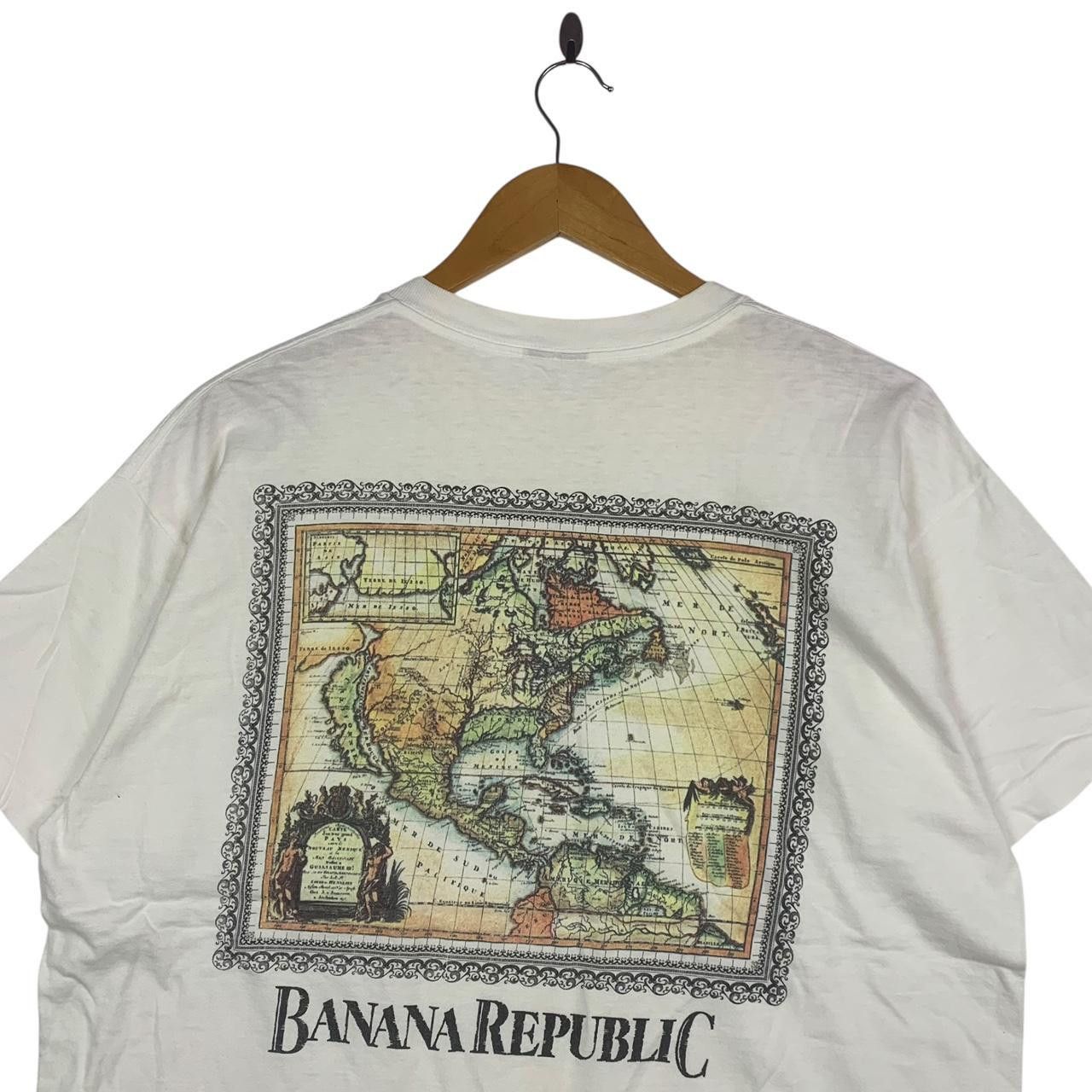 Vintage Vintage 90’ BANANA REPUBLIC ATLAS Classic Screen Tee Shirt Size US L / EU 52-54 / 3 - 6 Thumbnail