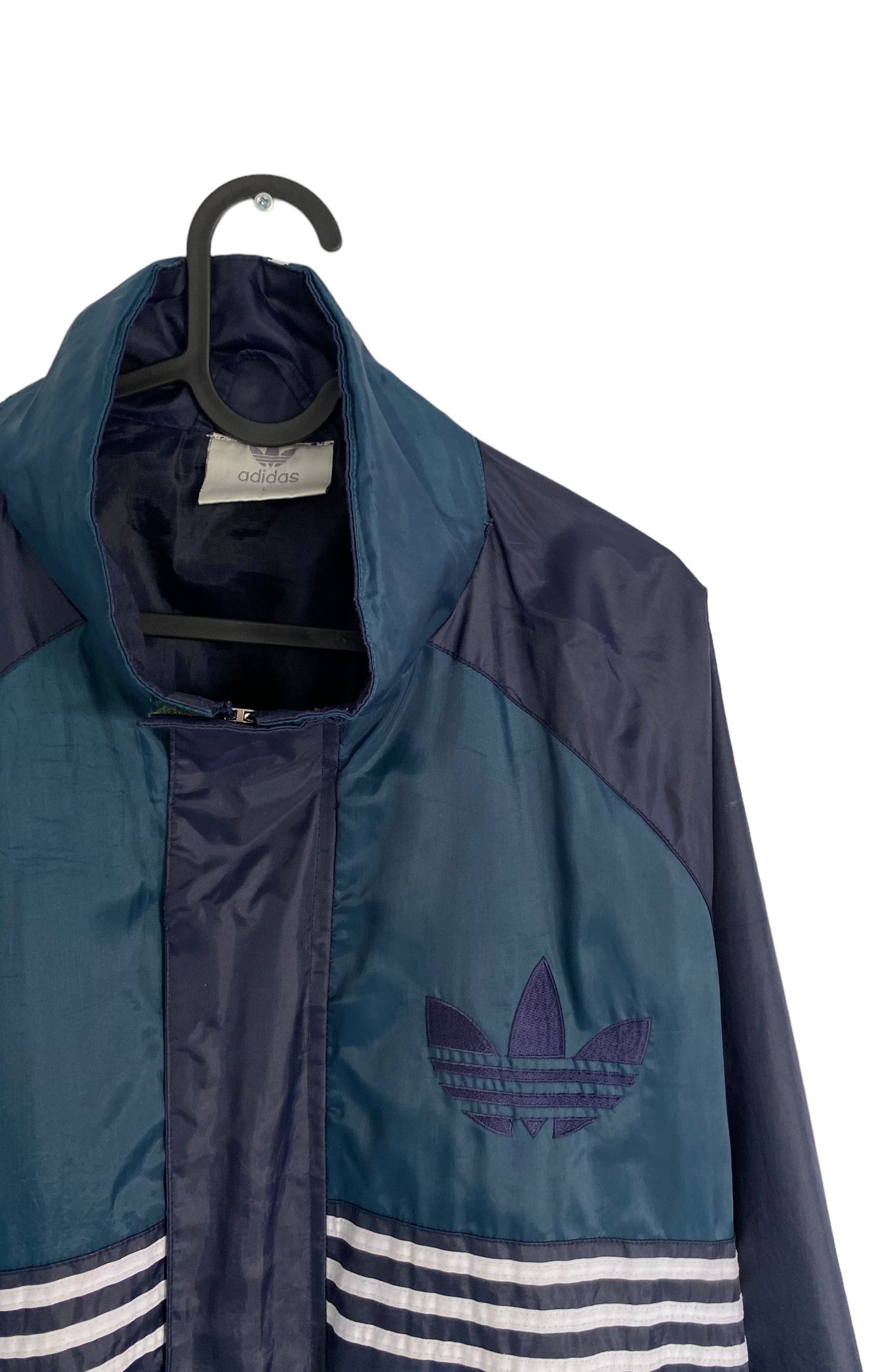 Adidas × Vintage 80s' Adidas vintage raincoat, light jacket Size US L / EU 52-54 / 3 - 2 Thumbnail