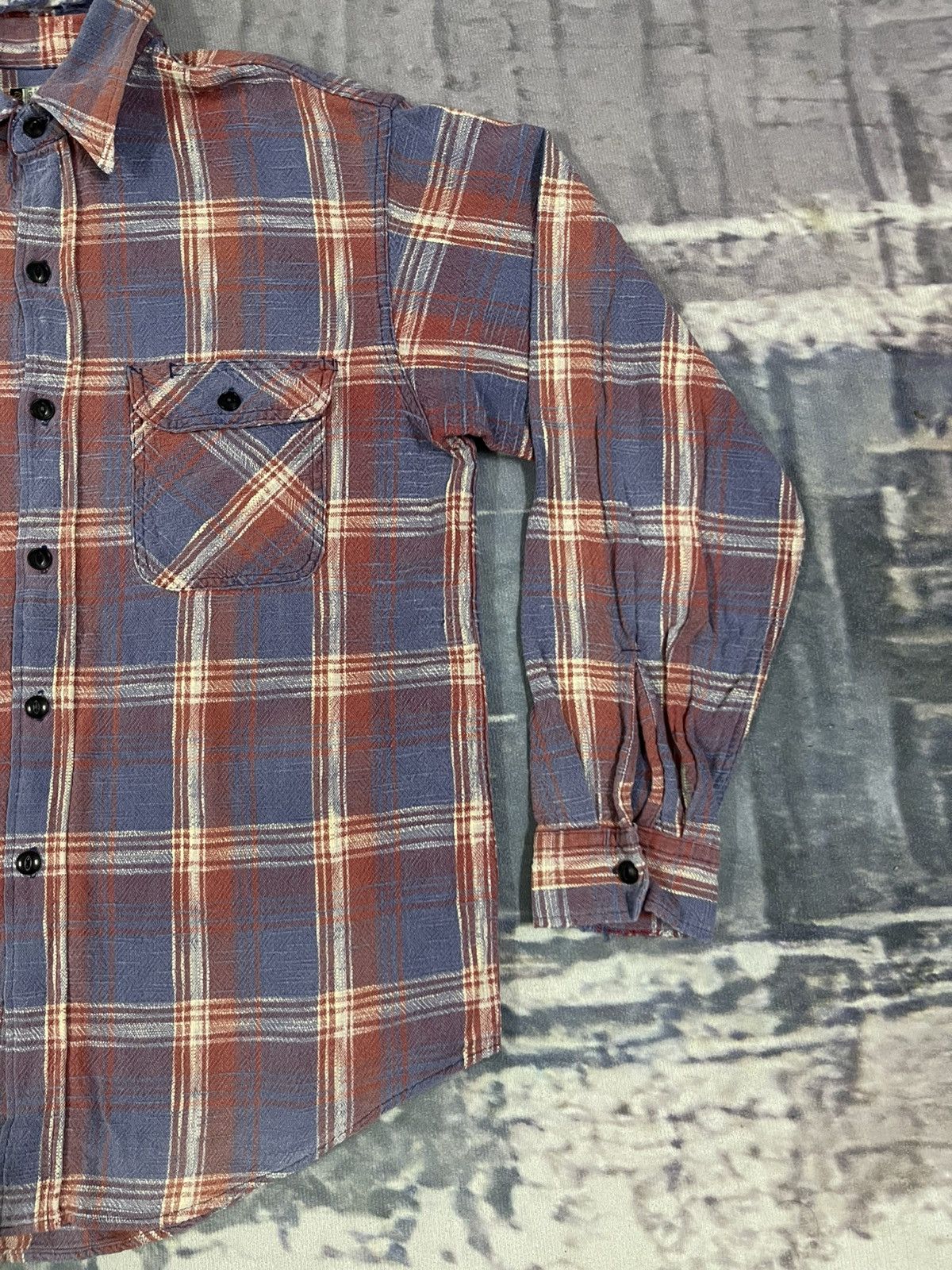 Sugar Cane 90s SUGAR CANE BUTTON UP SHIRT DISTRESSED Size US L / EU 52-54 / 3 - 4 Thumbnail