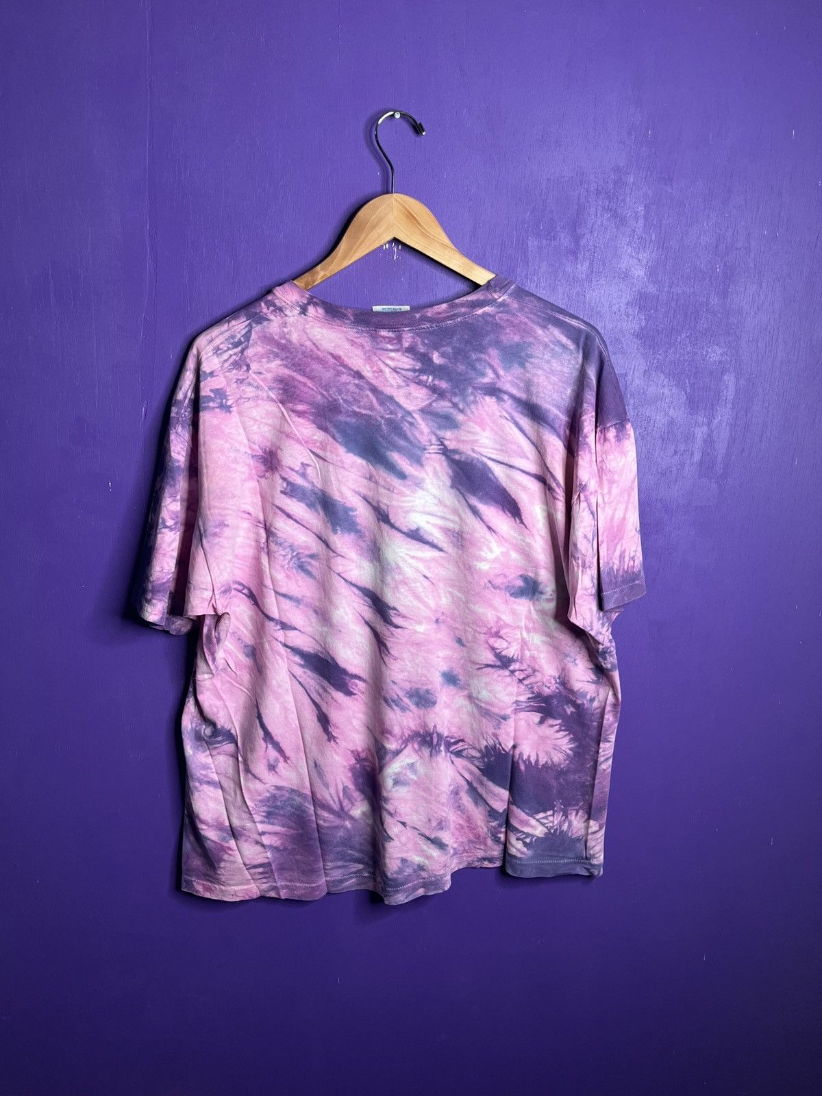 Band Tees × Vintage Vintage 90s Jimi Hendrix pink/purple tie dye t-shirt Size US L / EU 52-54 / 3 - 2 Thumbnail