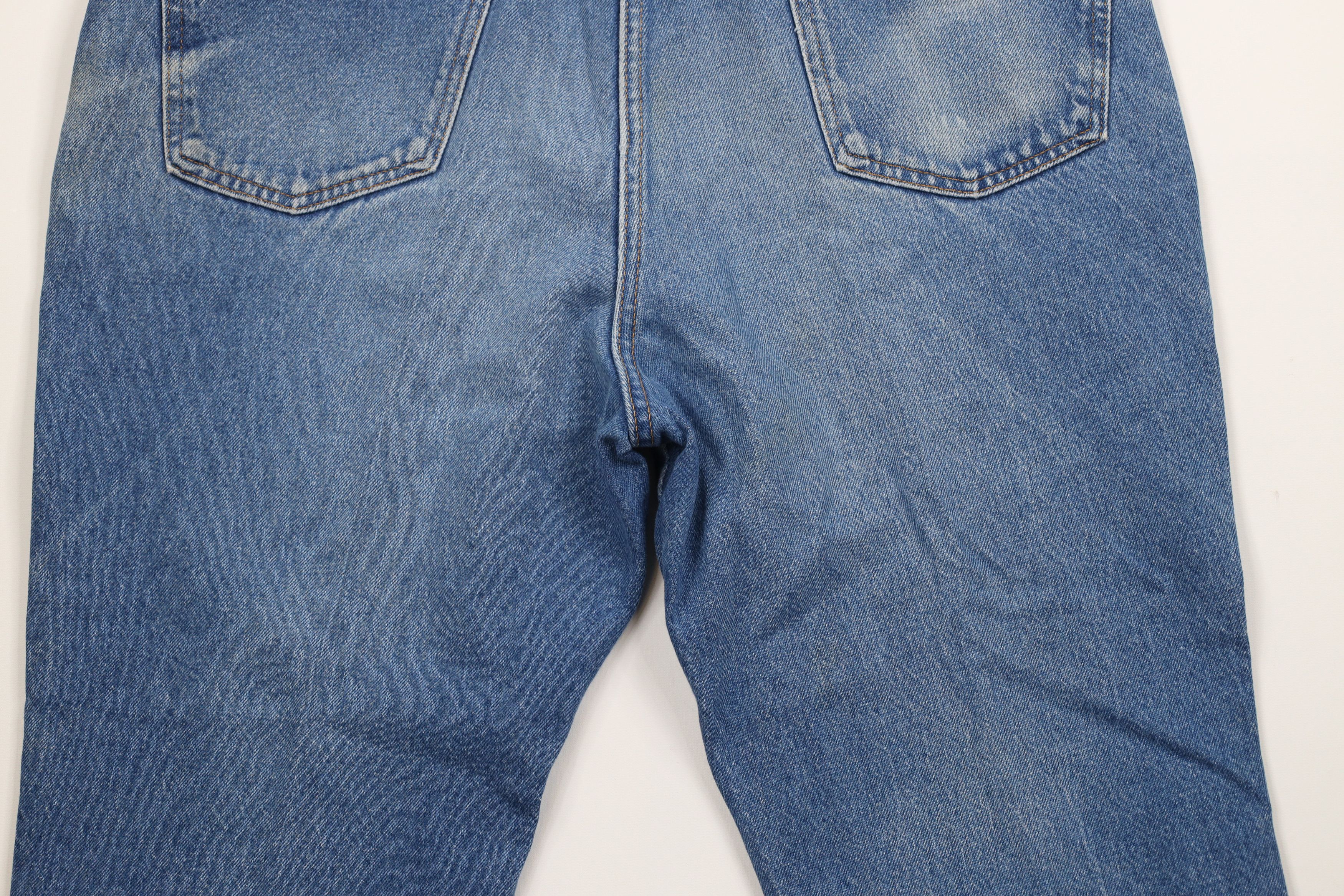 Dickies × Vintage Vintage Dickies Spell Out Wide Leg Denim Jeans Blue Cotton Size US 44 / EU 60 - 11 Thumbnail