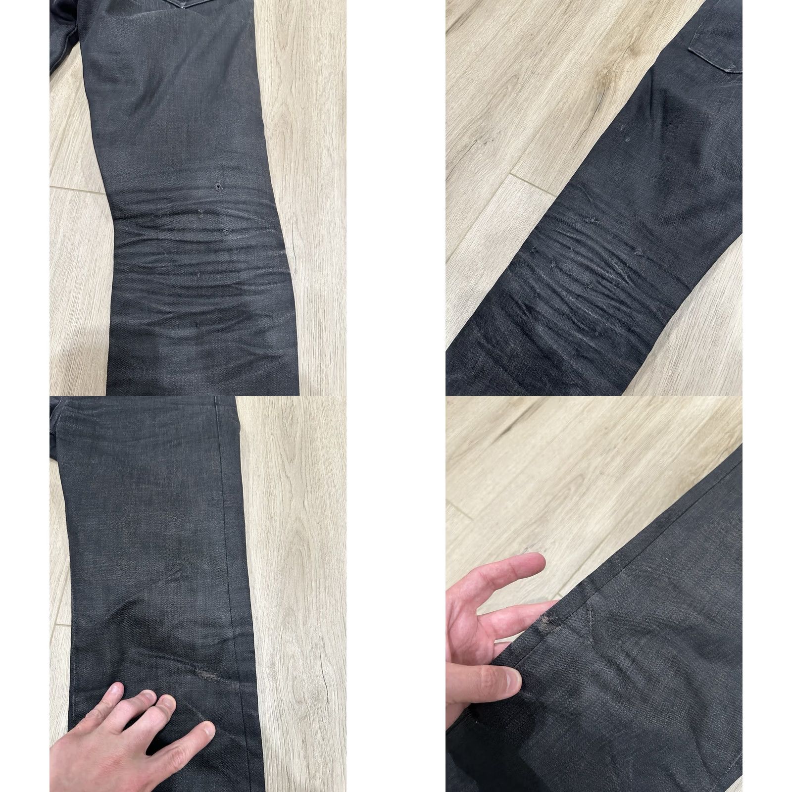Rogue Territory Rogue Territory Jeans Relax Tapered 31x31 Black Cotton Denim 5-Pocket Mens Regular Rise Mid Flaws Vintage No N/A Size US 31 - 9 Thumbnail