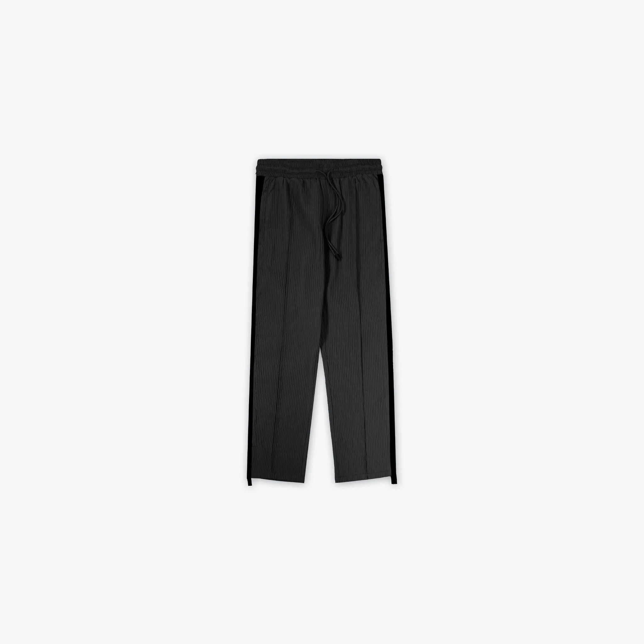 Richie Le Collection Richie Le Plisse Track Pants Black Size US 34 / EU 50 - 1 Thumbnail