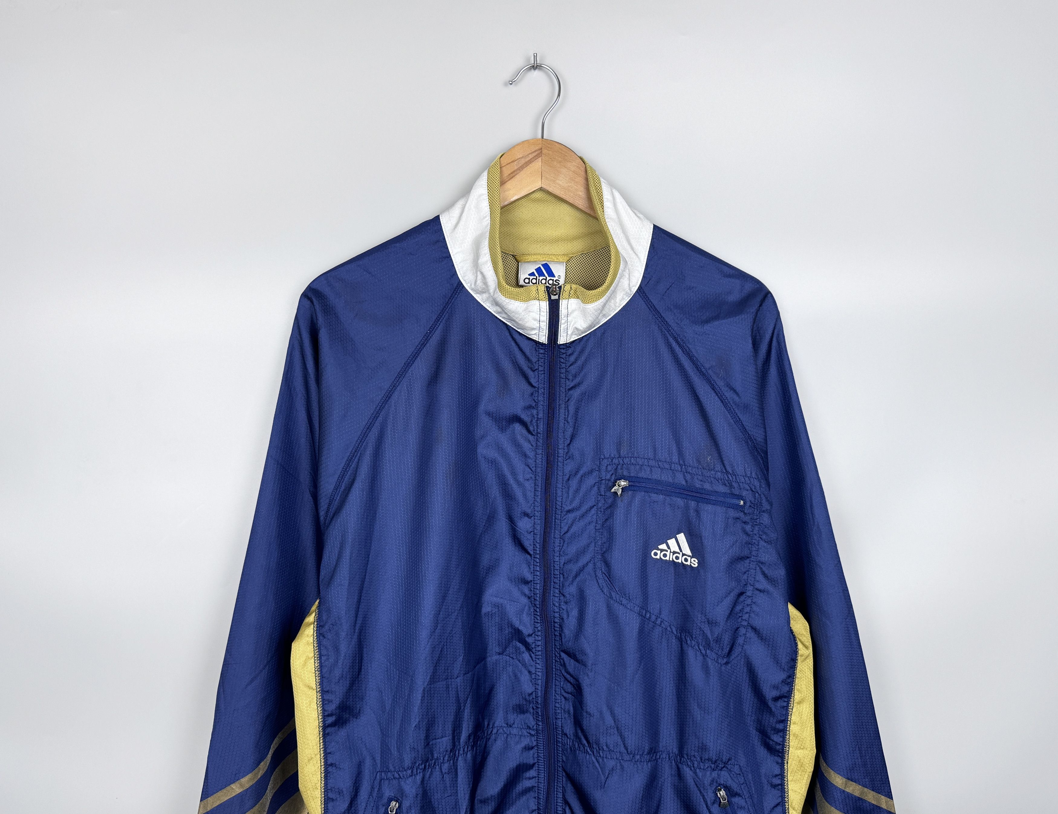Adidas Adidas Equipment Vintage Sports Jacket Size US L / EU 52-54 / 3 - 3 Thumbnail