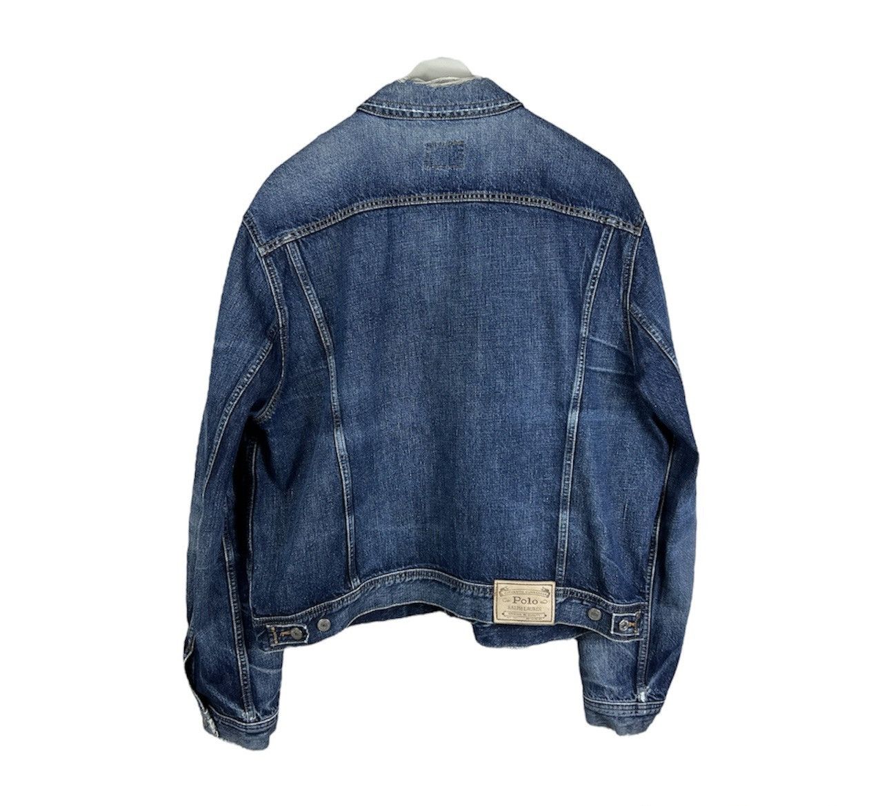 Ralph Lauren Vintage Polo Ralph Lauren thrashed distressed denim jacket Size US XXL / EU 58 / 5 - 2 Thumbnail