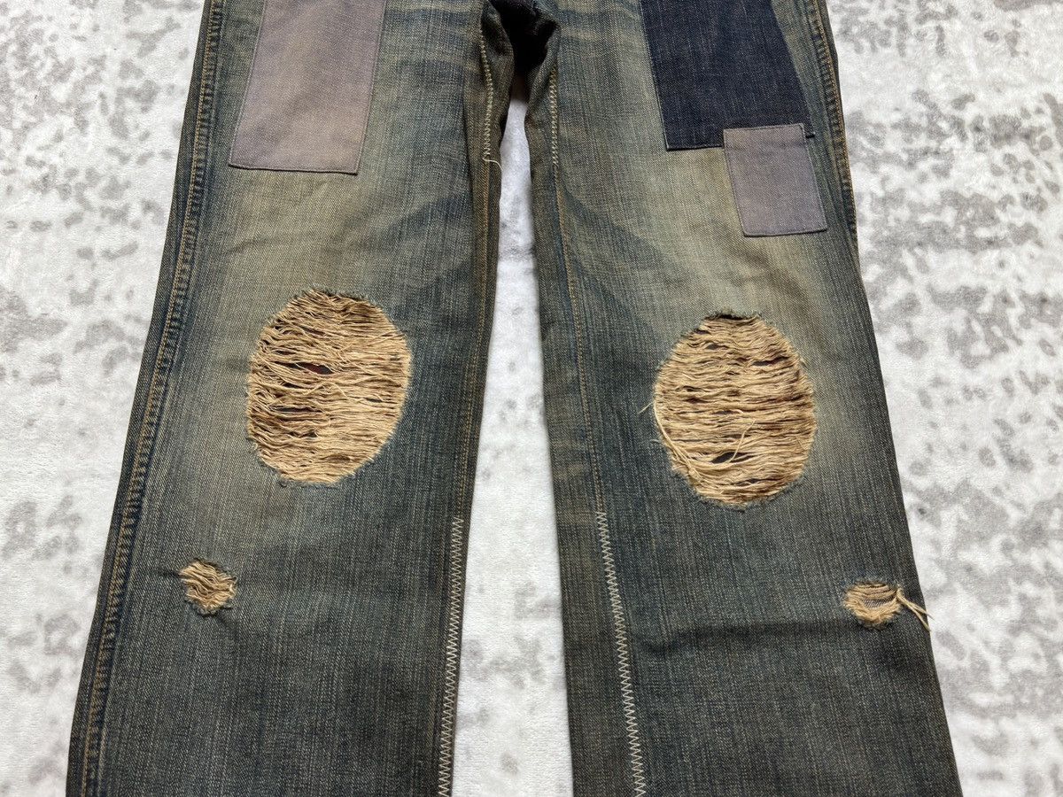 Number (N)ine Number Nine AW03 "Touch Me I'm Sick" Runway Rusty Wash Denim Size US 32 / EU 48 - 6 Thumbnail