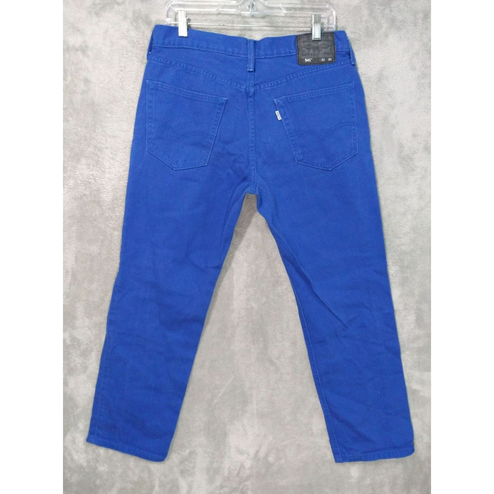 Levi's Levi's 541 Jeans Mens 32x30 Blue Denim Athletic Taper Leg Mid Rise Jeans Size US 32 / EU 48 - 2 Thumbnail