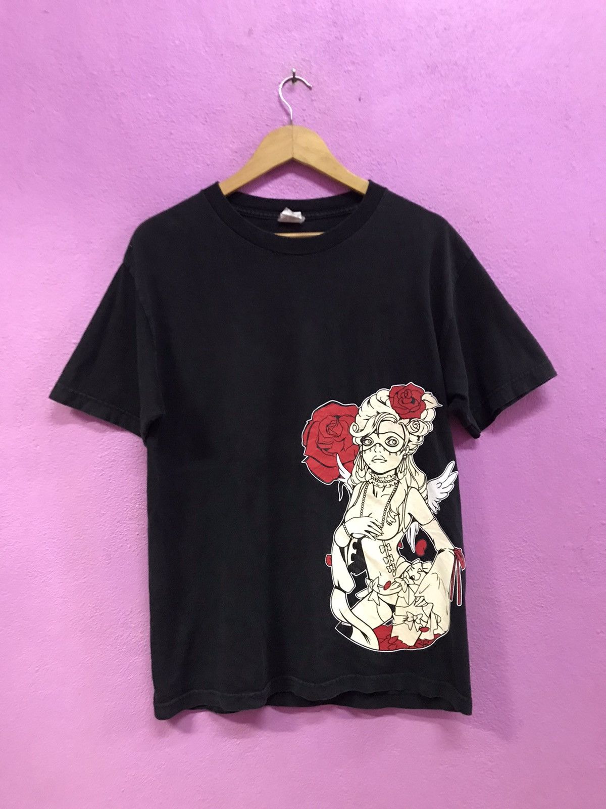 Anime Rose Angles Anime T-Shirts Size M Size US M / EU 48-50 / 2 - 1 Thumbnail
