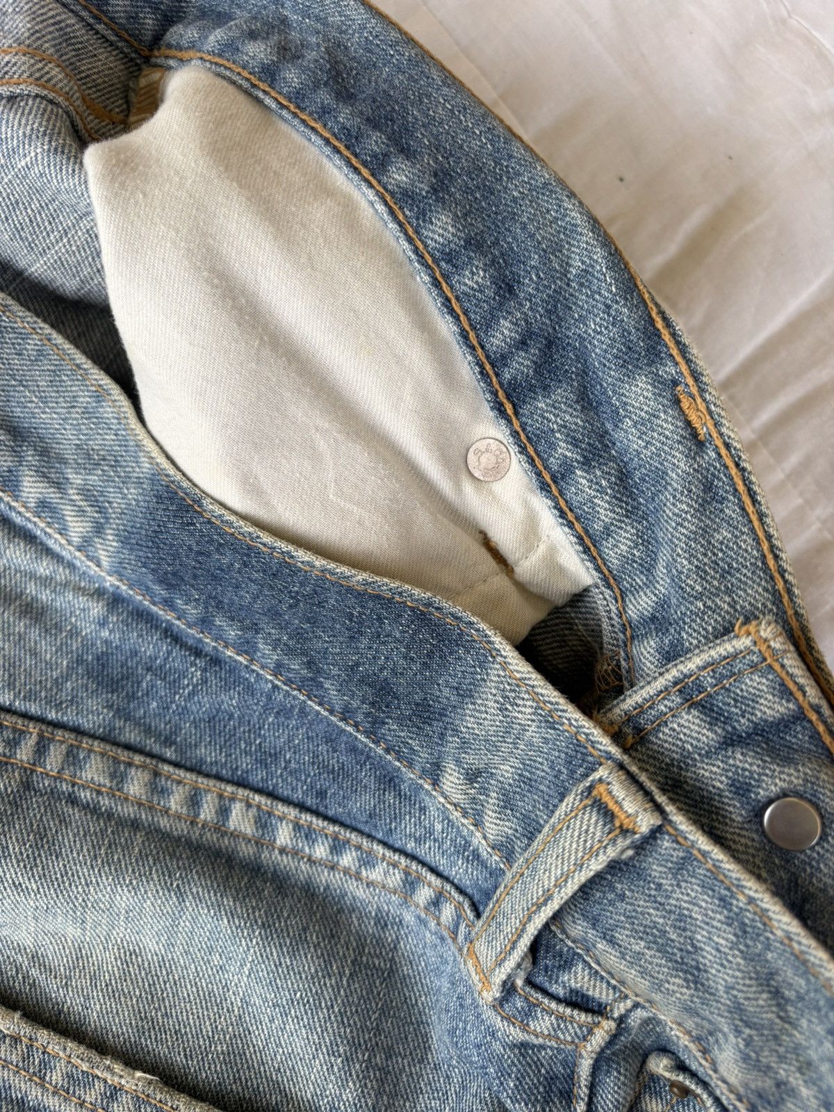 Levi's Vintage Levis Baggy Mud Wash Jeans Size US 37 - 11 Thumbnail