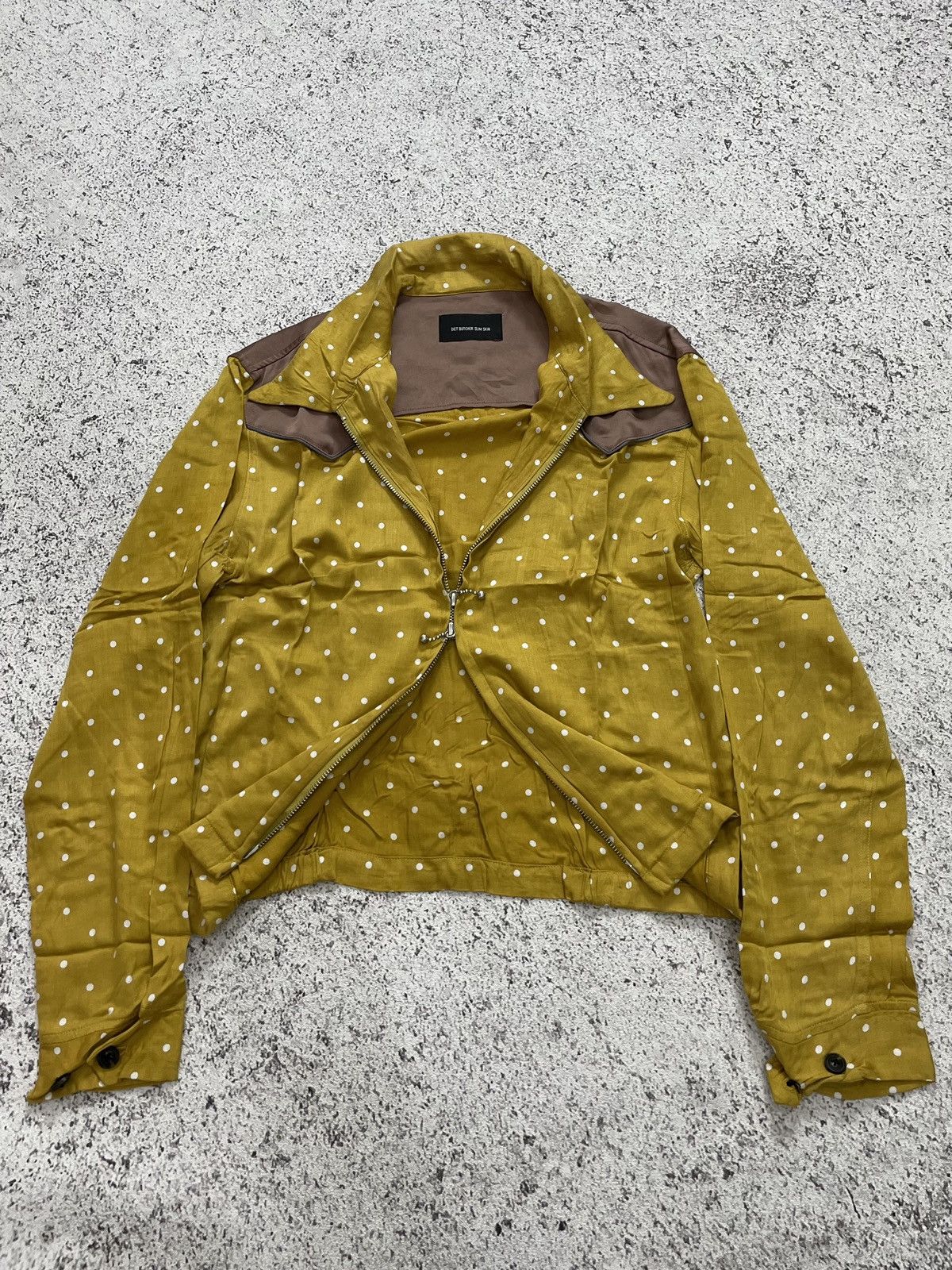 Japanese Brand 2000s Diet Butcher Slim Skin - Silk Rayon Jacket AW 13 Size US M / EU 48-50 / 2 - 5 Thumbnail