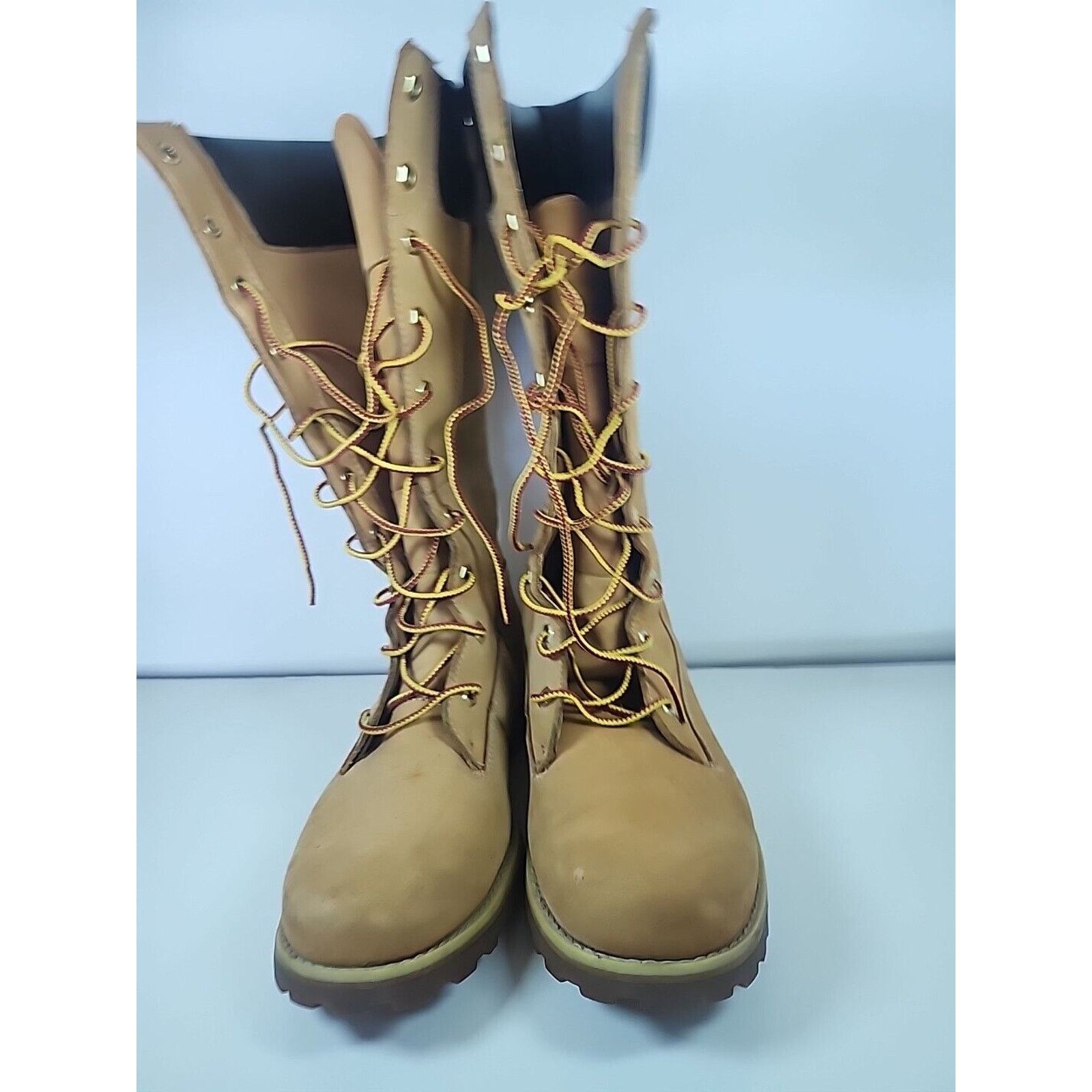 Timberland Timberland Tan Leather 12" Lace Up Riding Boot Woman Size 7 Size US 7 / IT 37 - 5 Thumbnail