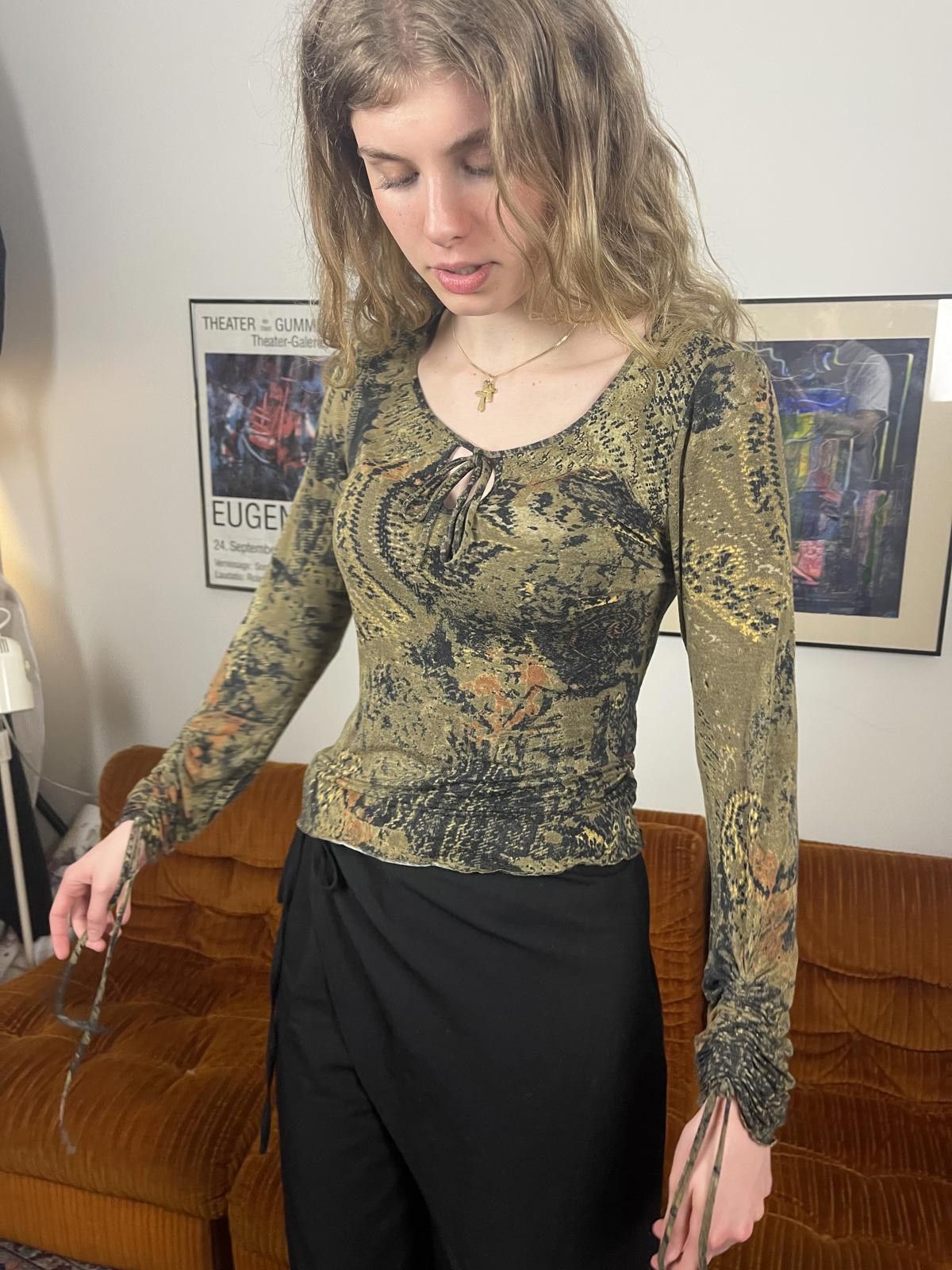 Roberto Cavalli Roberto Cavalli - Mesh Top Vintage Size ONE SIZE - 3 Thumbnail