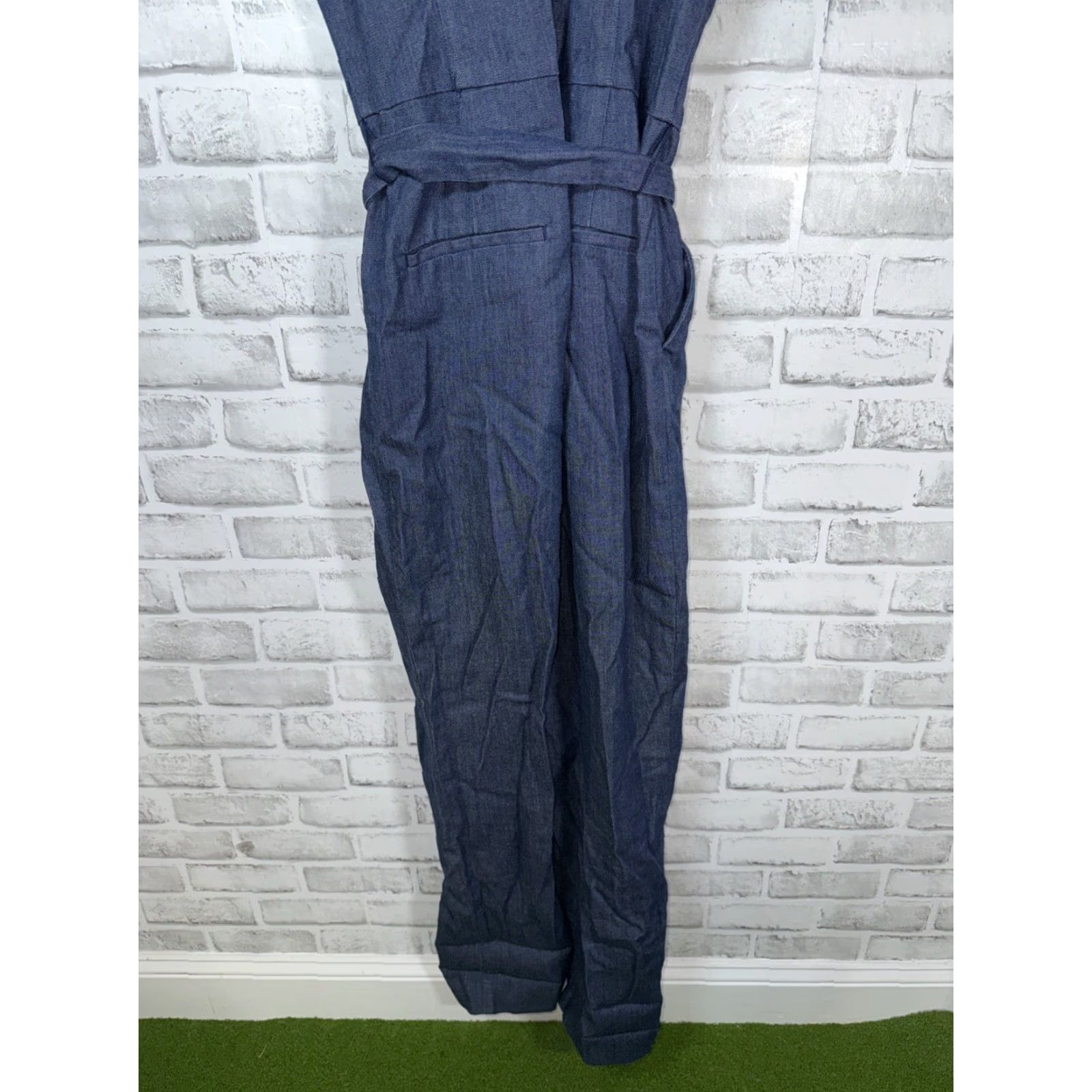 Banana Republic VINTAGE Banana Republic Women's Denim Jumper Size 6 Tall Blue Casual Dress Size M / US 6-8 / IT 42-44 - 7 Thumbnail