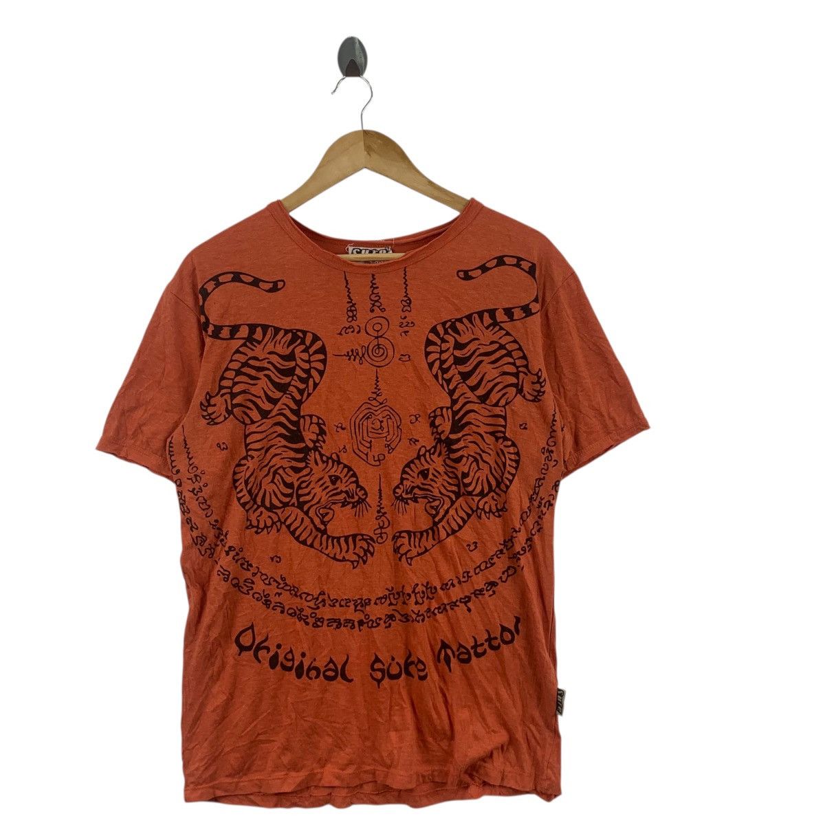 Vintage Vintage SUTE THAILAND TRADITIONAL Tiger Art Tee Shirt Top Size M / US 6-8 / IT 42-44 - 3 Thumbnail