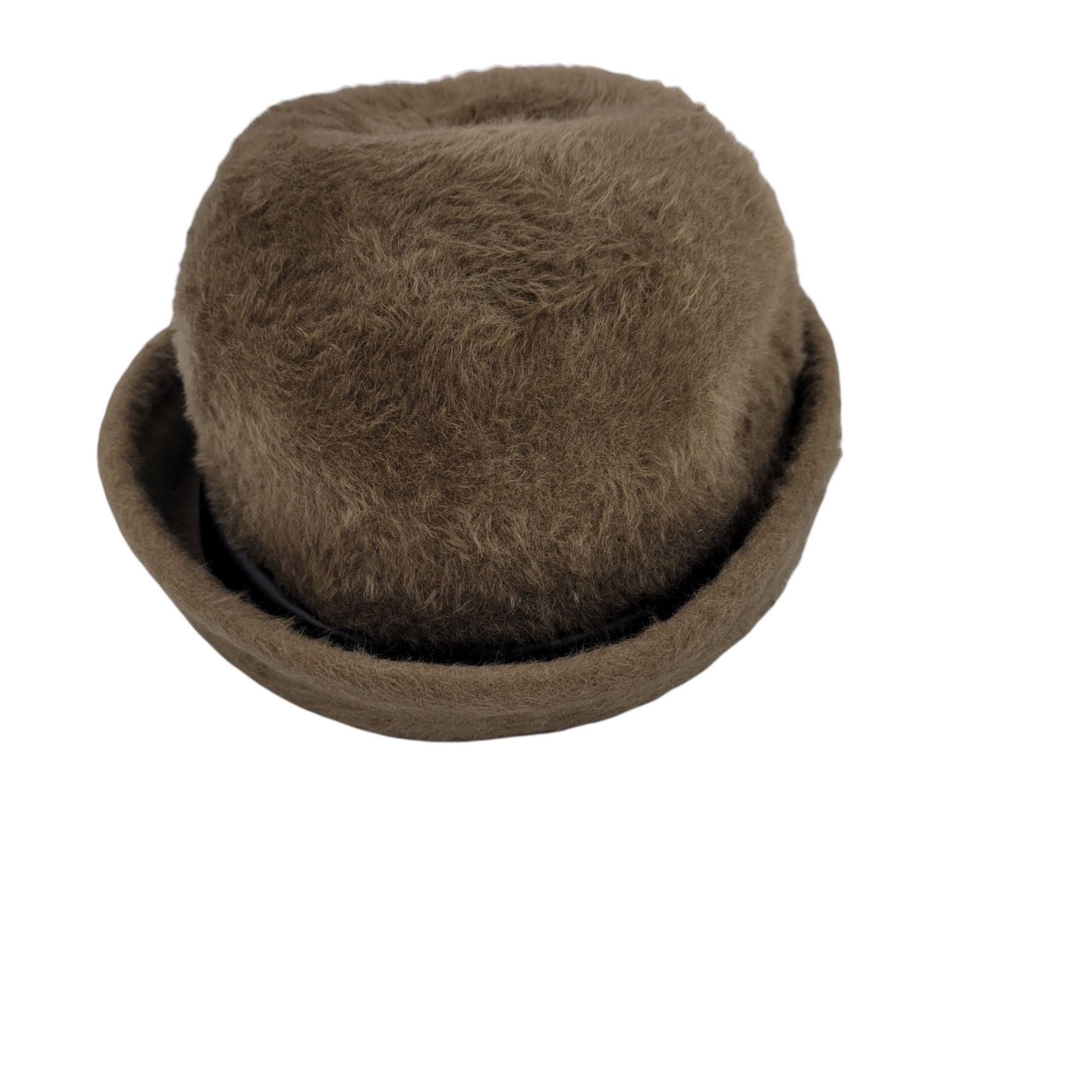 Vintage 60's Mr. John Sophisticate Mystere Brown Fuzzy Cloche Hat Fa Size ONE SIZE - 8 Thumbnail