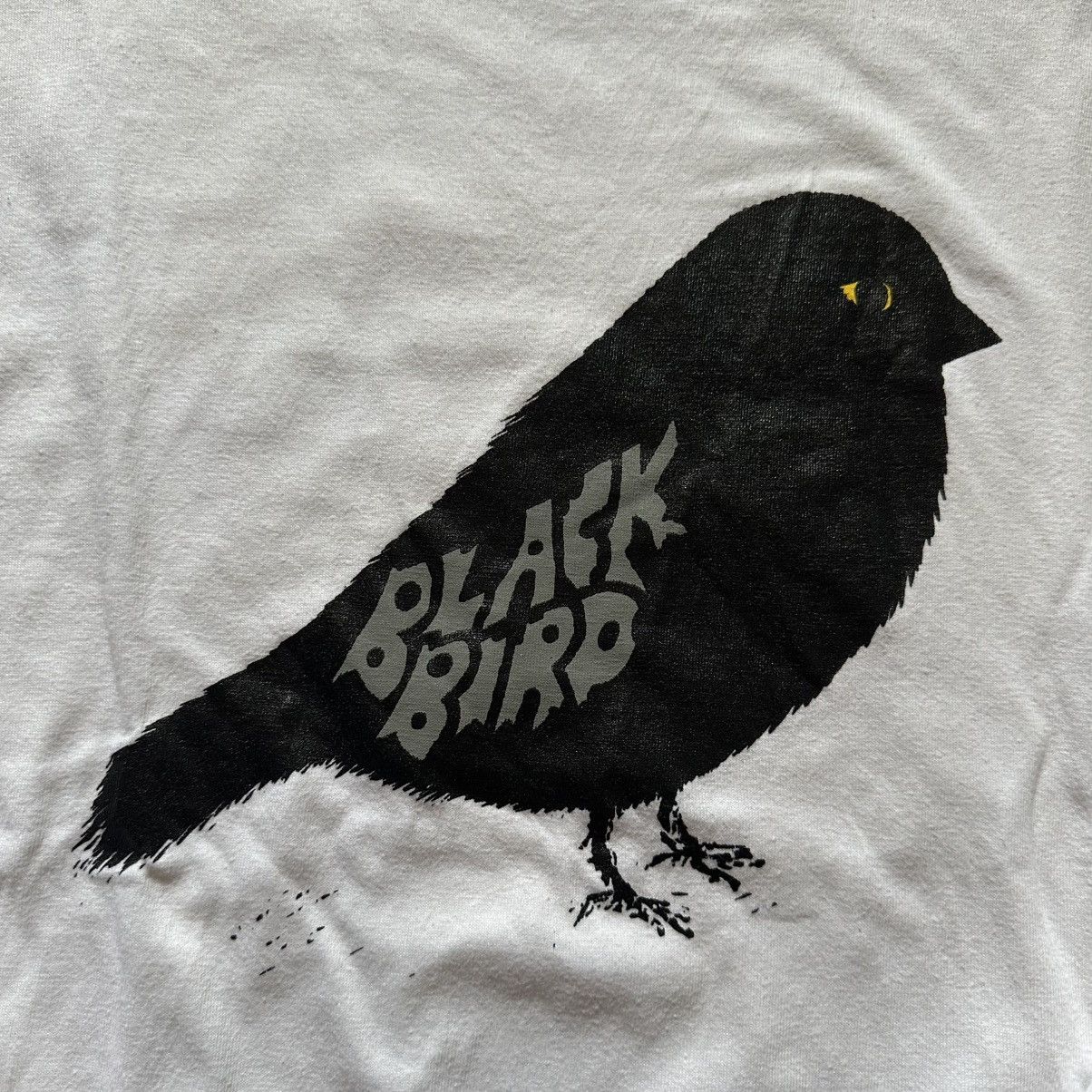 Japanese Brand × Vintage Beams Japan Black Hearted Black Bird Longsleeves Size US M / EU 48-50 / 2 - 2 Thumbnail