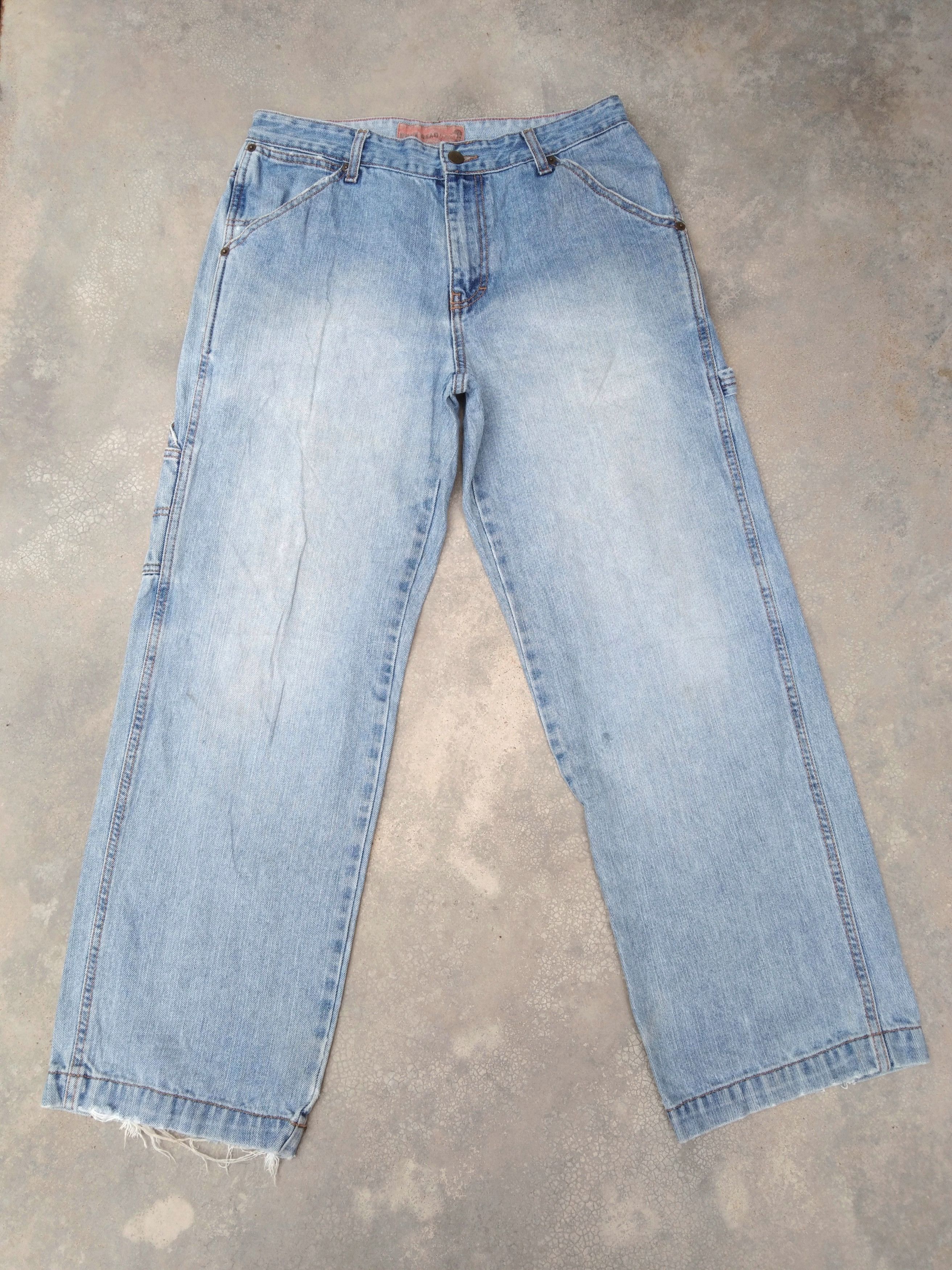 Japanese Brand × Vintage Vintage Distressed Duck Head Carpenter Jeans 30x29 Size US 30 / EU 46 - 5 Thumbnail