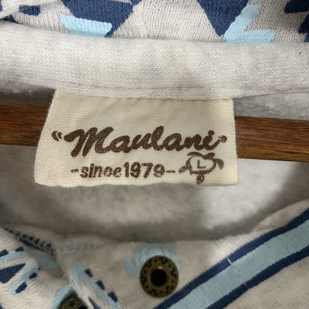 Other Vintage Maulani Hawaiian Surf Hoodie Made In Aloha Big Logo Size M / US 6-8 / IT 42-44 - 5 Thumbnail