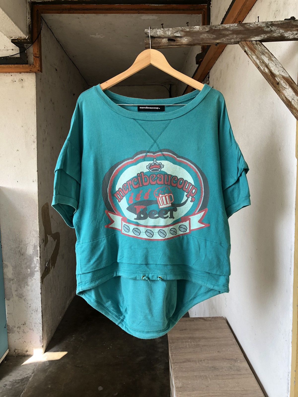 Issey Miyake Issey Miyake Mercibeaucoup Beer Printed Sweat Shirt Size XL / US 12-14 / IT 48-50 - 1 Thumbnail