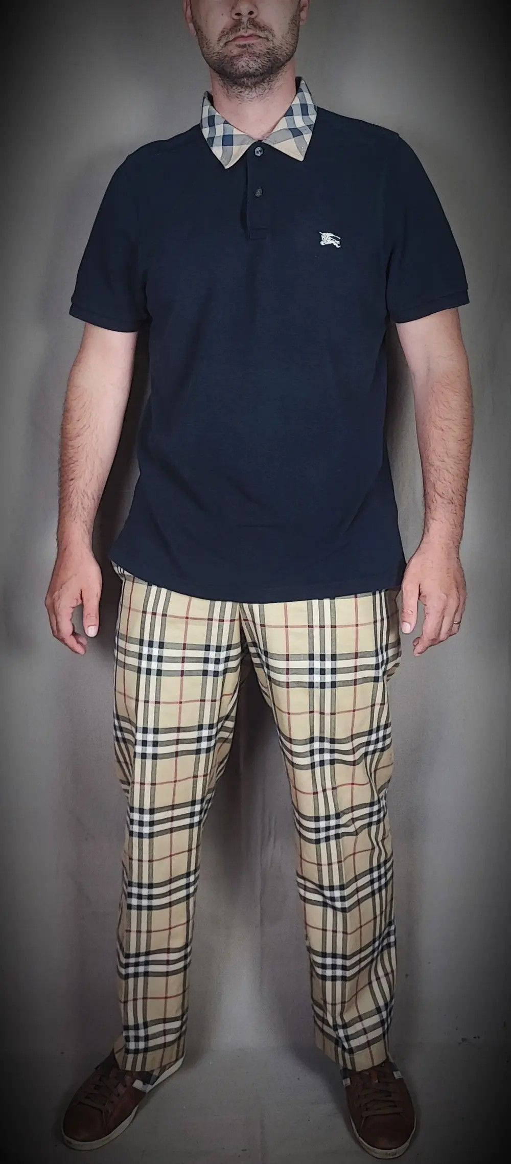 Burberry 🔥 Burberry Polo size L Black 🔥 Size US L / EU 52-54 / 3 - 6 Thumbnail