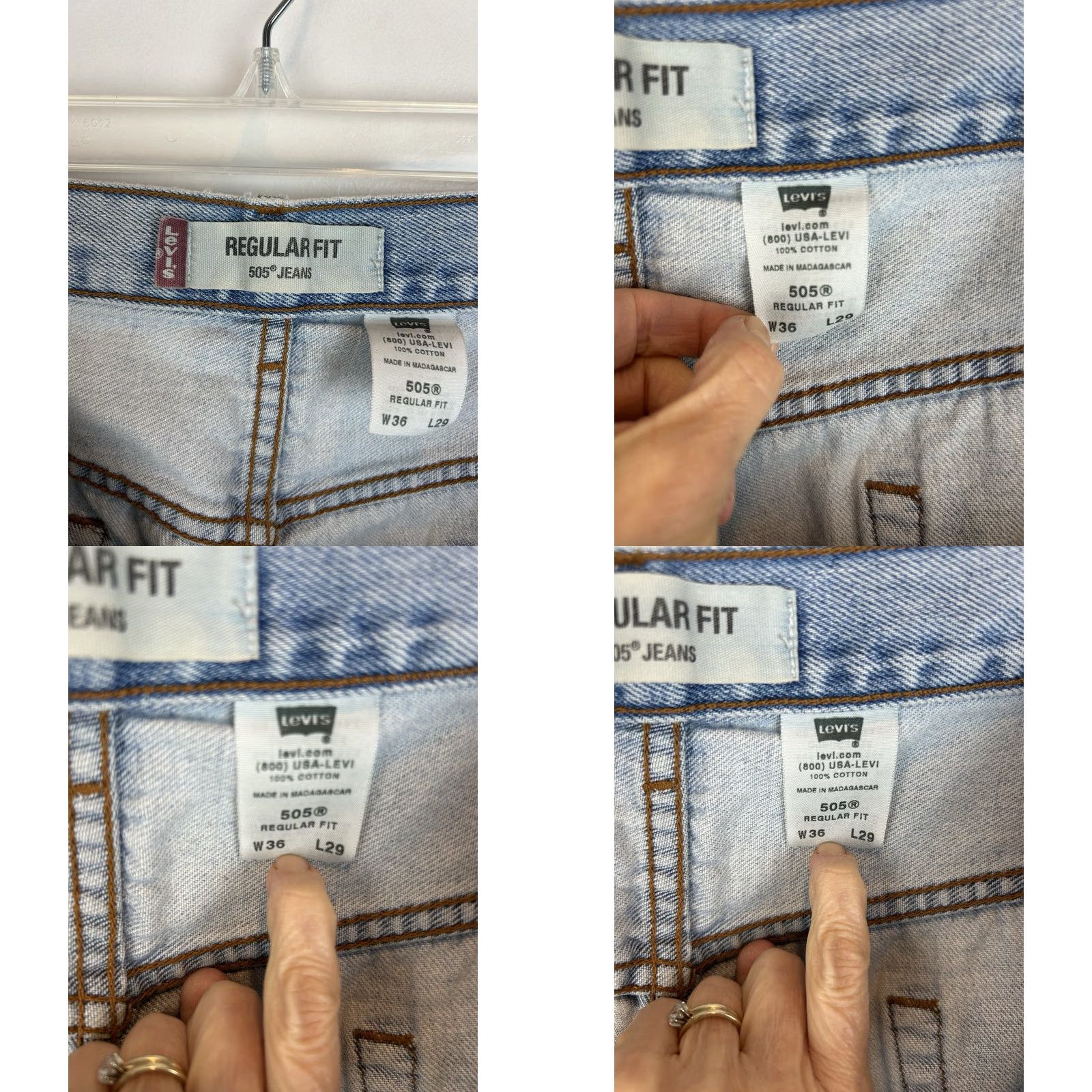 Levi's Item Specifications: Country of Origin: USA Size US 36 / EU 52 - 8 Thumbnail