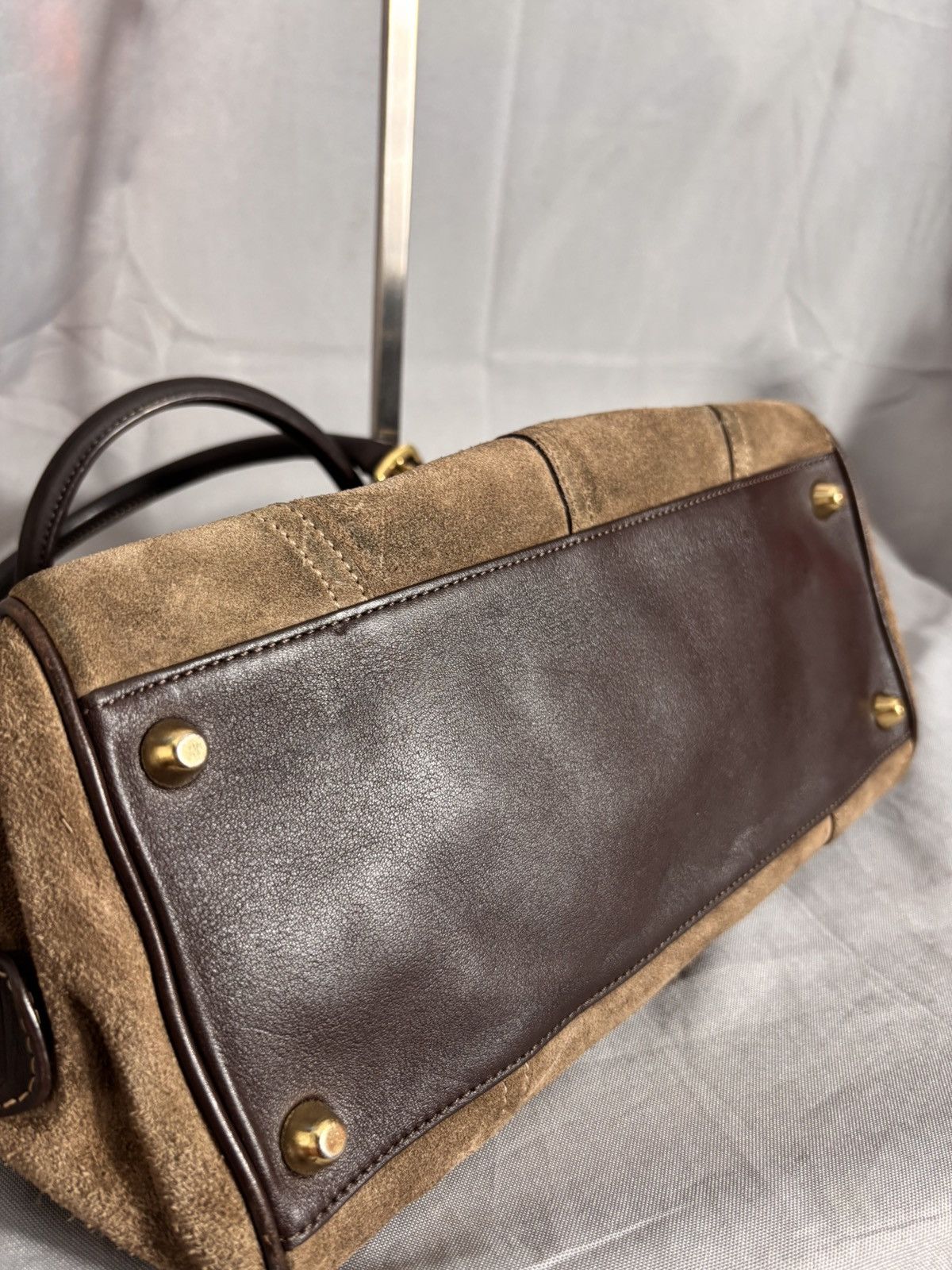 Coach Coach Suede Handle Bag Size ONE SIZE - 7 Thumbnail
