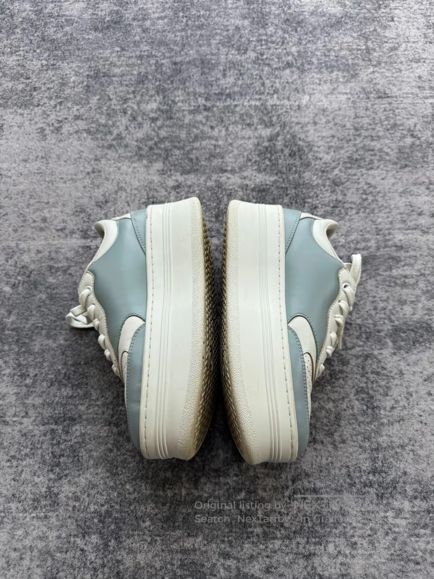 Celine CELINE Dusty Blue Platform Shoes| Size US 5.5 / IT 35.5 - 4 Thumbnail