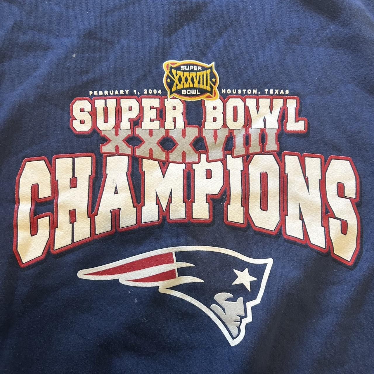 Lee Vintage New England Patriots 2004 Super Bowl Crewneck Size US L / EU 52-54 / 3 - 2 Thumbnail