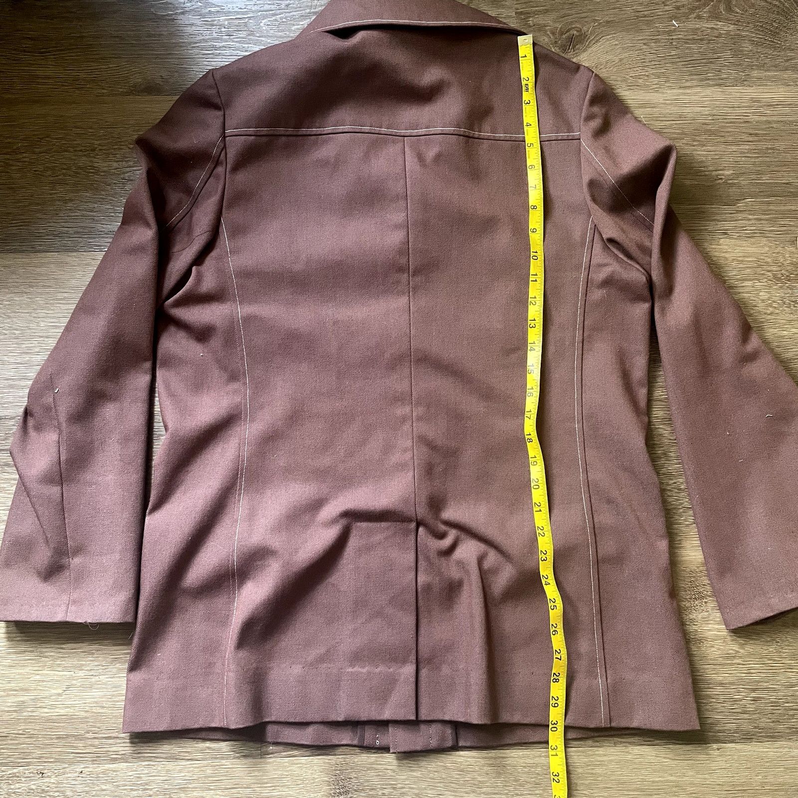 Vintage 70's Chocolate Brown Work Jacket- Size Men's Large Size US L / EU 52-54 / 3 - 2 Thumbnail
