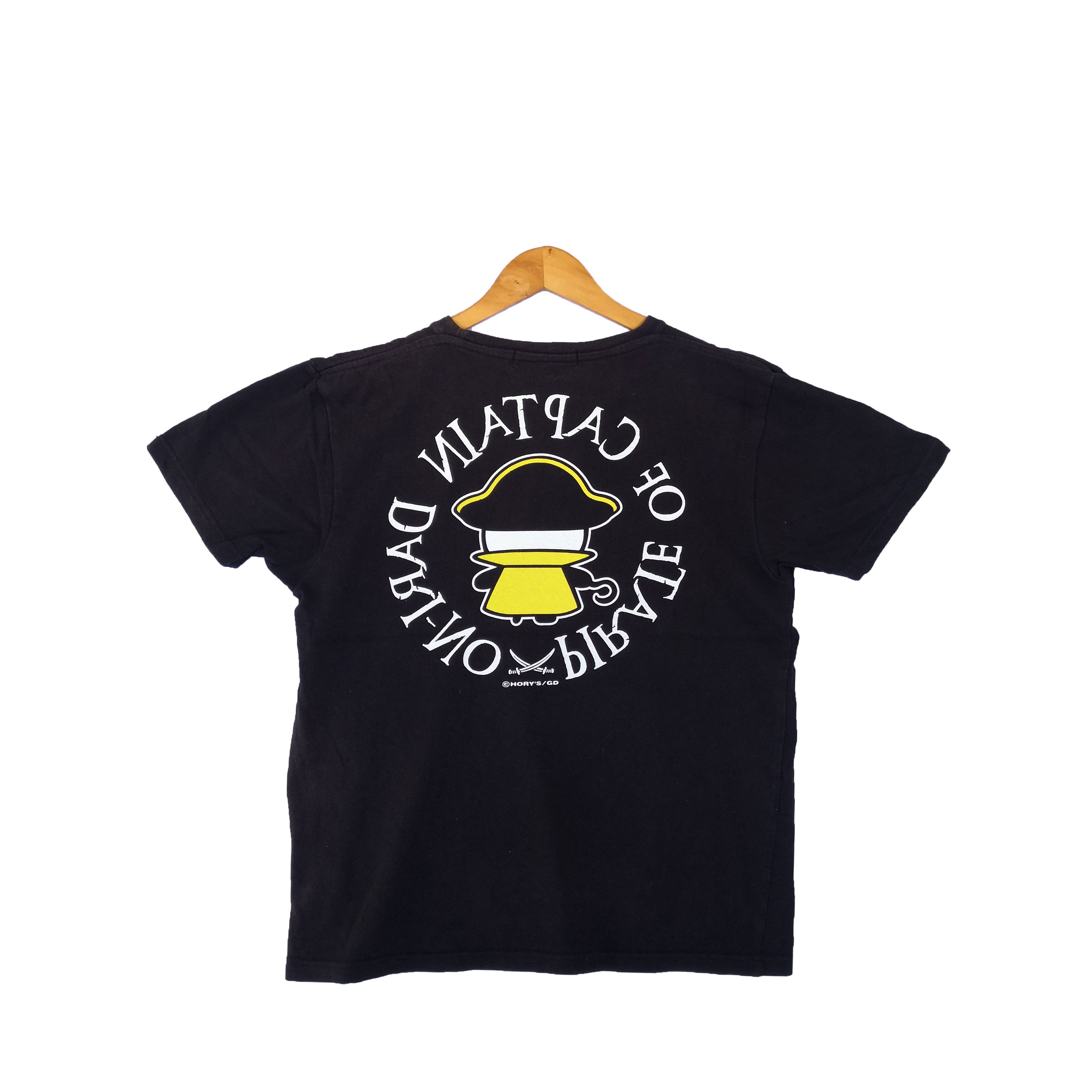 Japanese Brand Pirate of Captain Dari-no Tshirt Japanese Anime Parody Tees Size US L / EU 52-54 / 3 - 2 Thumbnail
