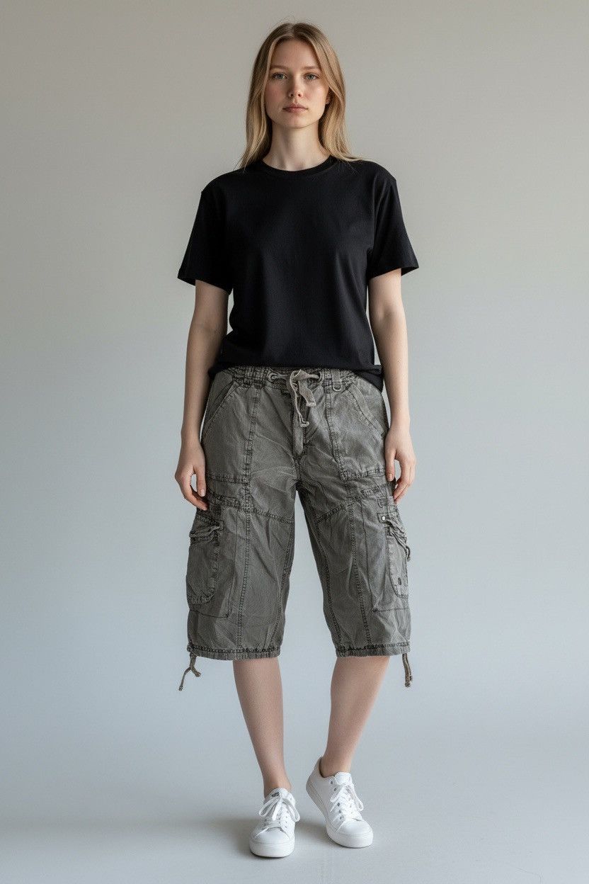 & Other Stories Urban Spirit Cargo Pants 30 | Y2K Streetwear Utility Size 29" - 1 Thumbnail