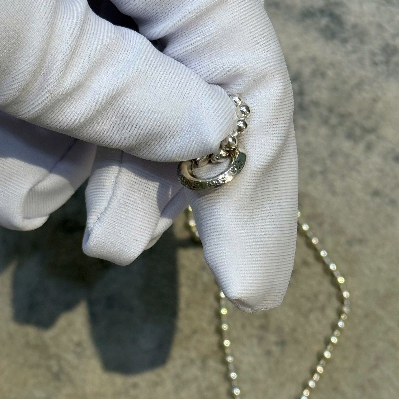 Chrome Hearts Chrome Hearts One Ball BS Fleur Silver Necklace Size ONE SIZE - 4 Thumbnail