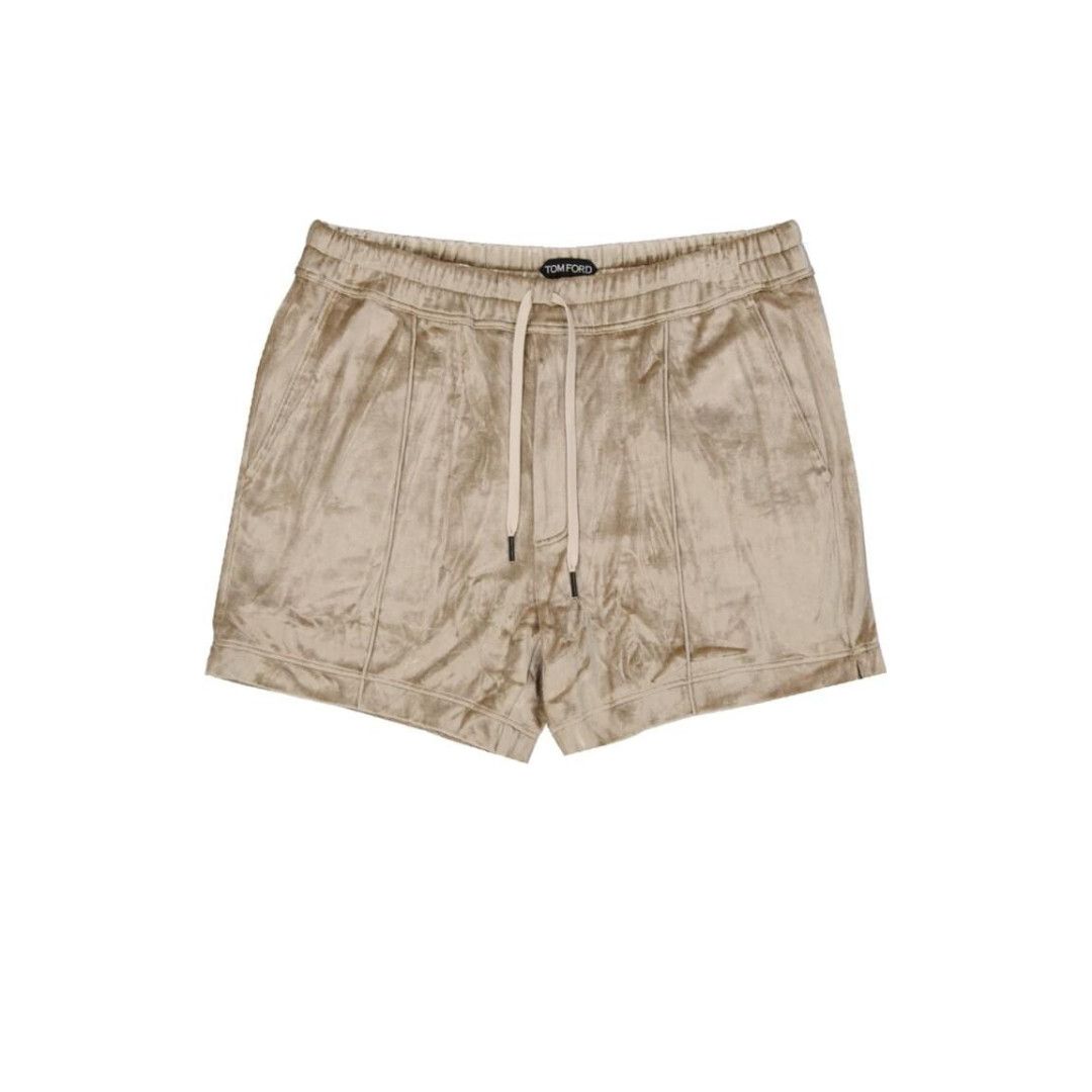 Tom Ford o1w1db10225 TFJ268 Velvet Short in Beige Size US 32 / EU 48 - 1 Thumbnail
