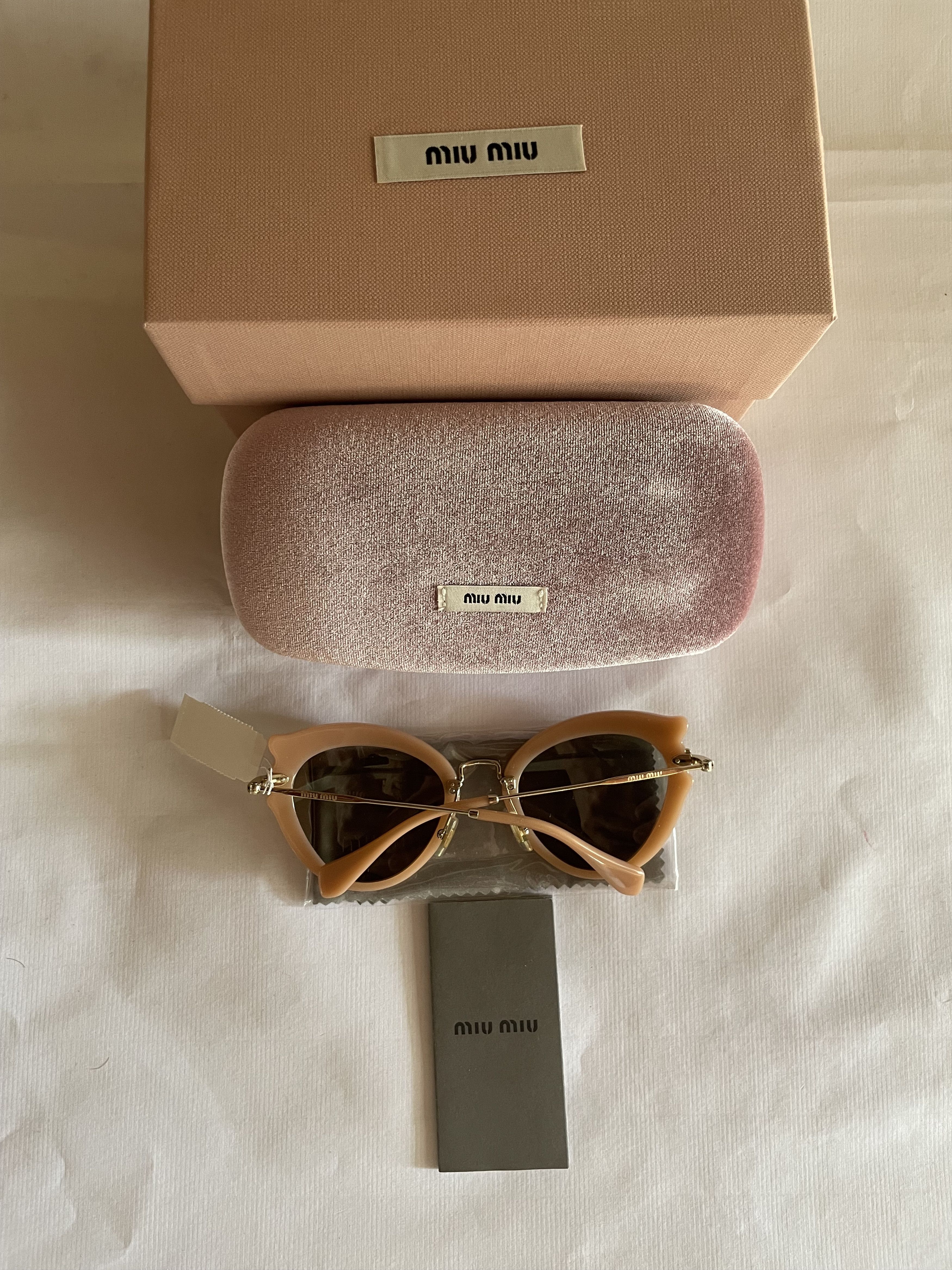 Miu Miu Miu Miu SMU 05S VHZ-5J2 Cat Eye Womens Sunglasses MU05SS Size ONE SIZE - 5 Thumbnail