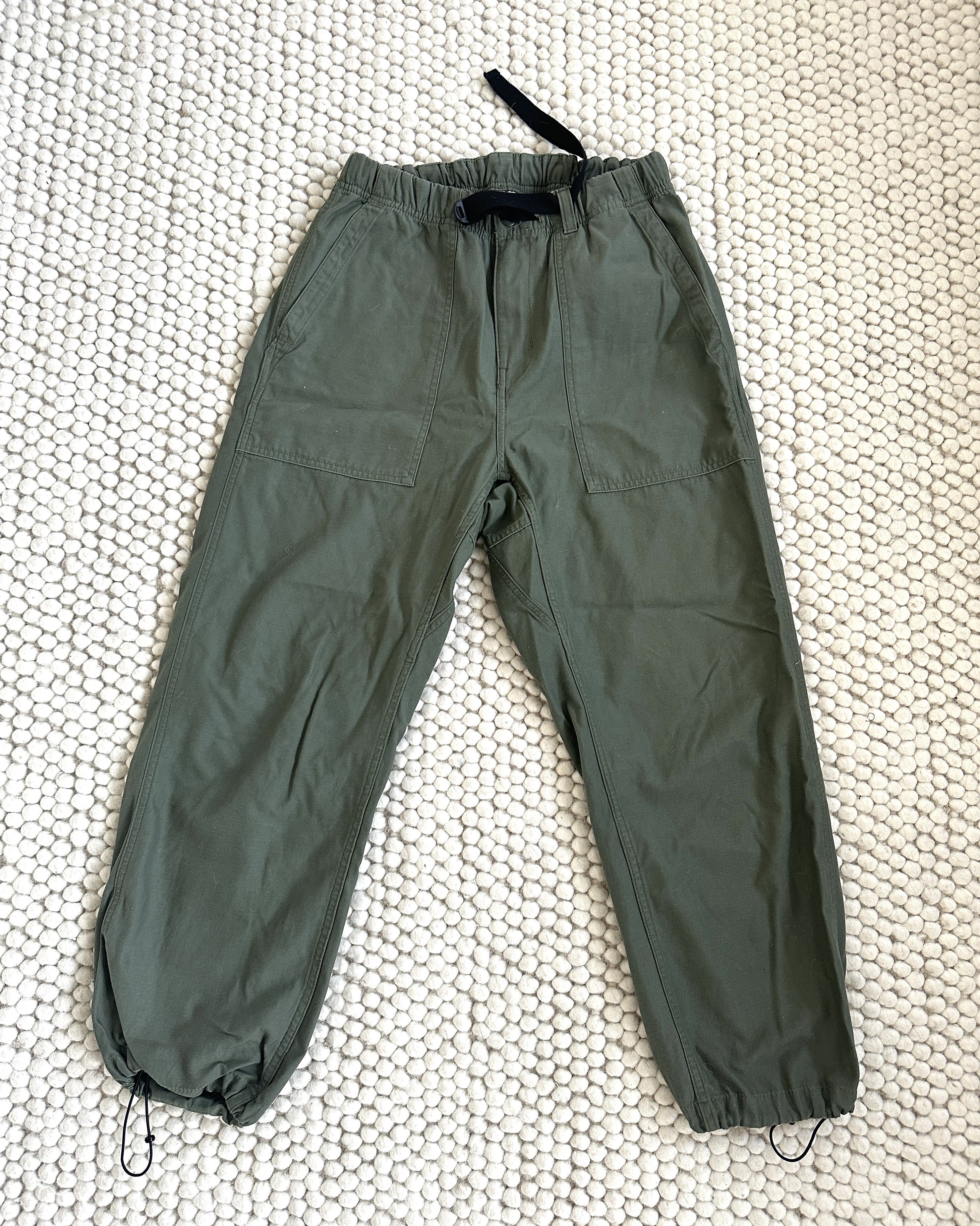 Carhartt Carhartt Army Green Cargo Pants Drawstring Cuffs Size US 31 - 1 Thumbnail