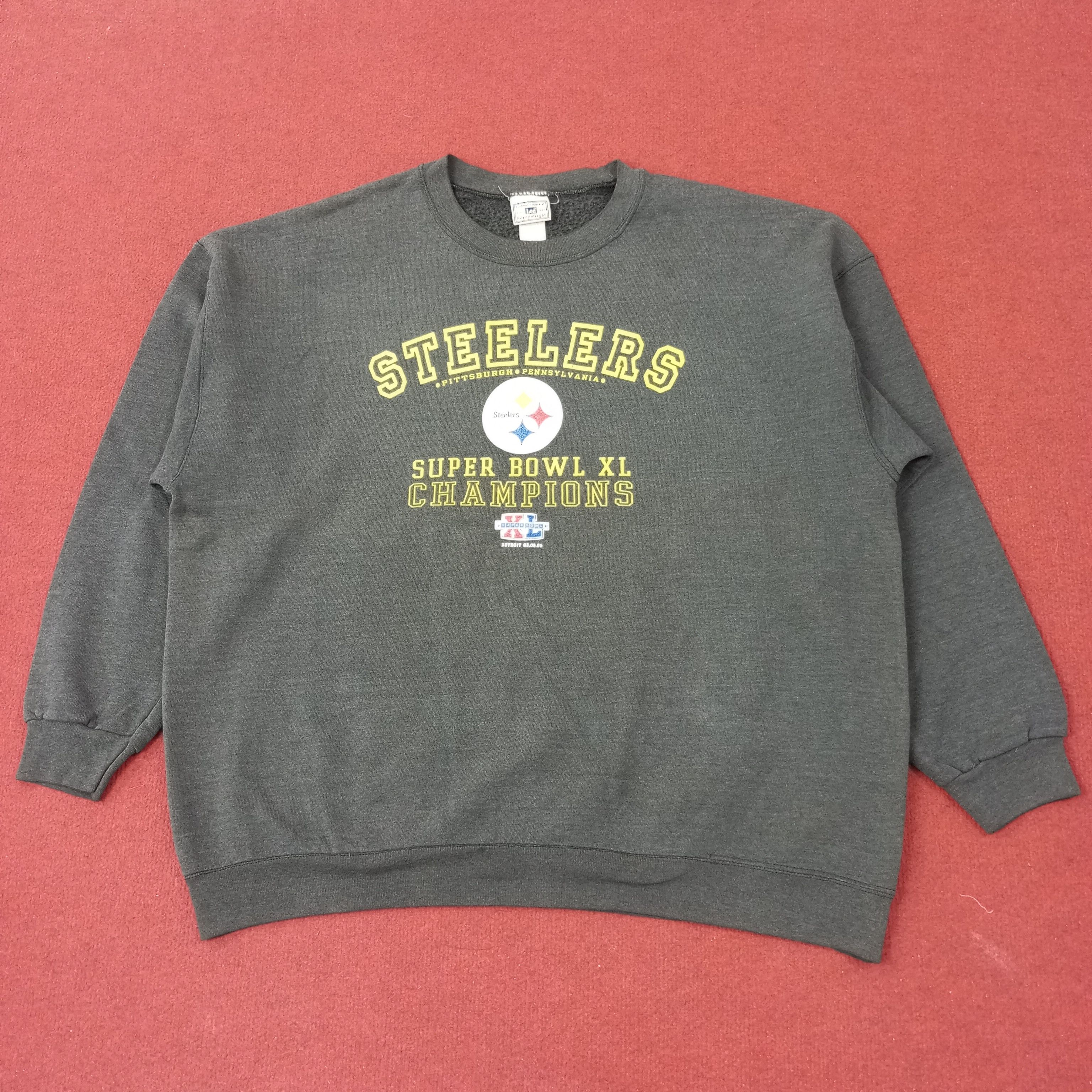 NFL Steelers Pittsburgh Football Team Sweatshirt c251n6 Size US XXL / EU 58 / 5 - 1 Thumbnail