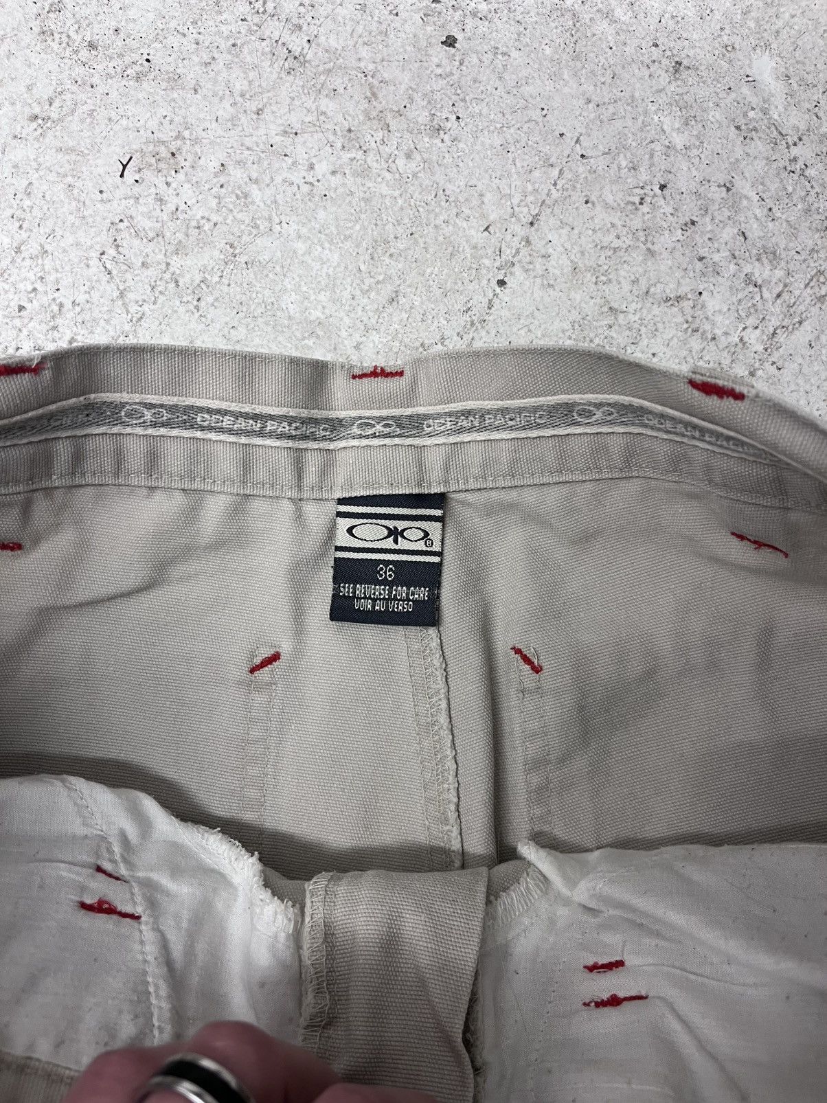 Ocean Pacific Y2k beige baggy ocean pacific khakis Size US 36 / EU 52 - 4 Thumbnail