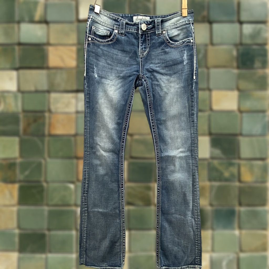 Daytrip Virgo Boot Cut Jeans Womens 27XXL Blue Western Flare