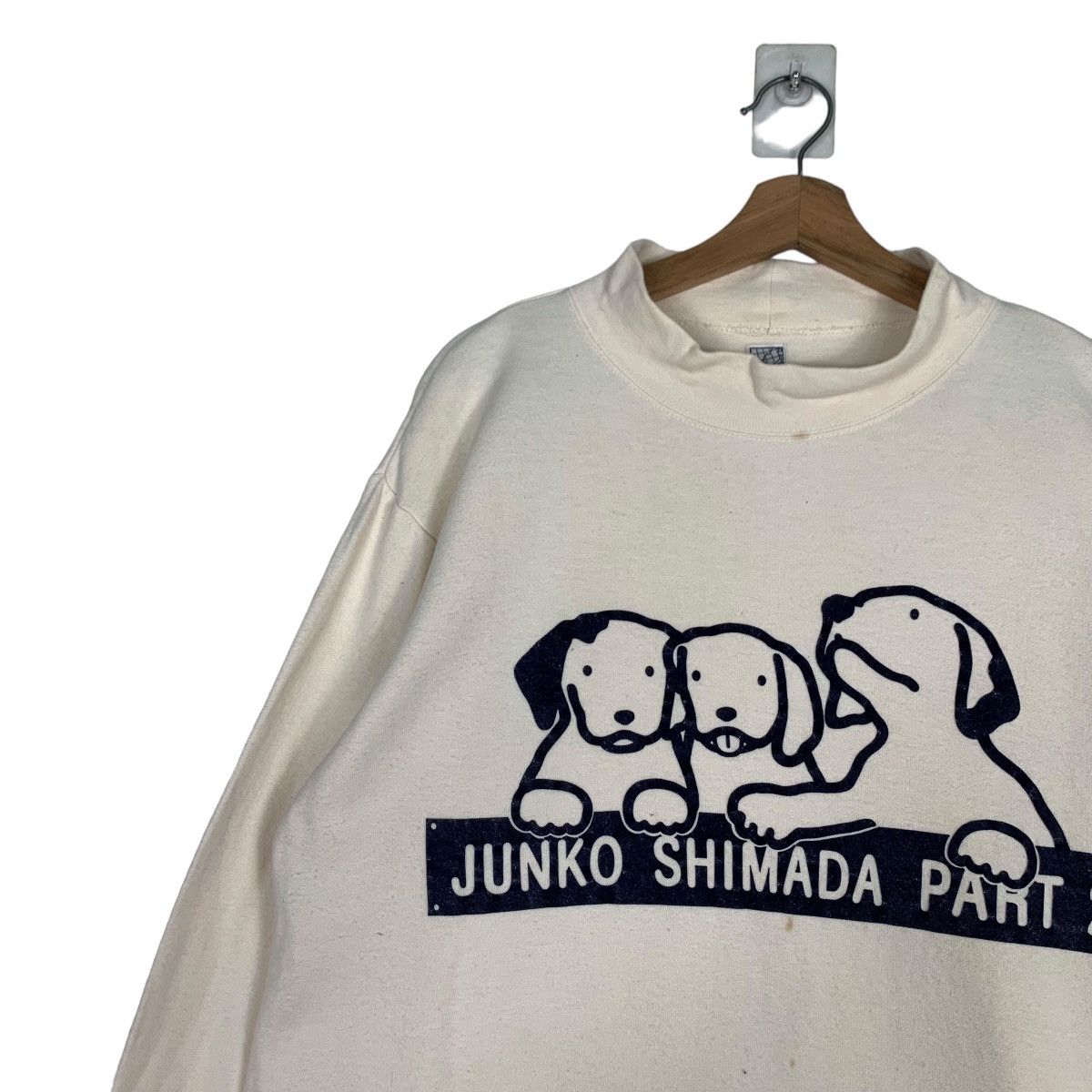 Junko Shimada JUNKO SHIMADA PART 2 Puppies Big Logo Sweater #0443-C20 Size US M / EU 48-50 / 2 - 6 Thumbnail
