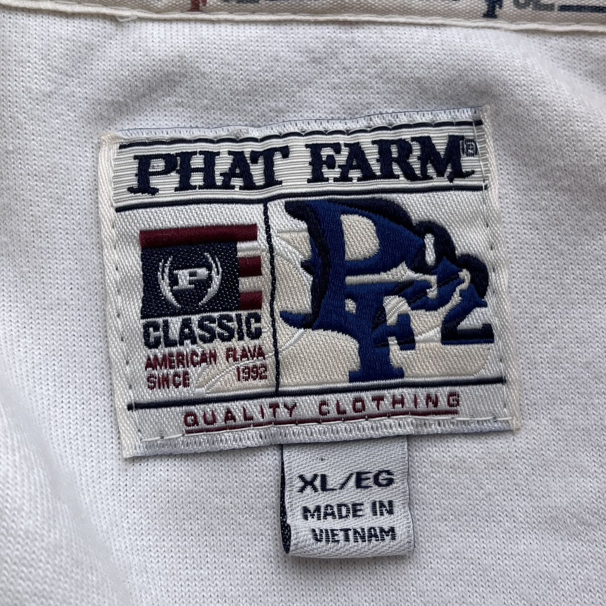 Phat Farm Vintage Y2K Phat Farm Velour Cream Zip-Up Track Jacket Size US XL / EU 56 / 4 - 7 Thumbnail